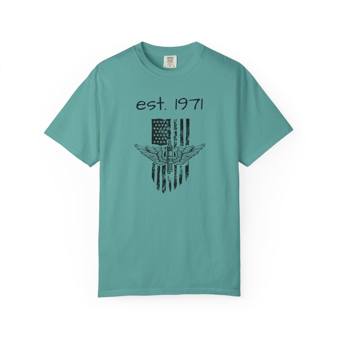 Vintage-Inspired Unisex T-Shirt with Established 1971 Design, Casual Wear, Gift for Father's Day, Graphic Tee, Casual Fashion, [...]