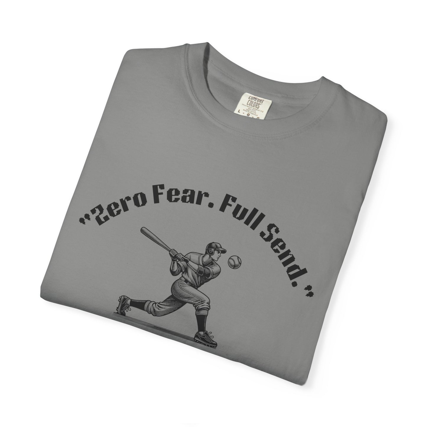 Youth Garment-Dyed T-shirt Zero Fear Full Send Moto Tee