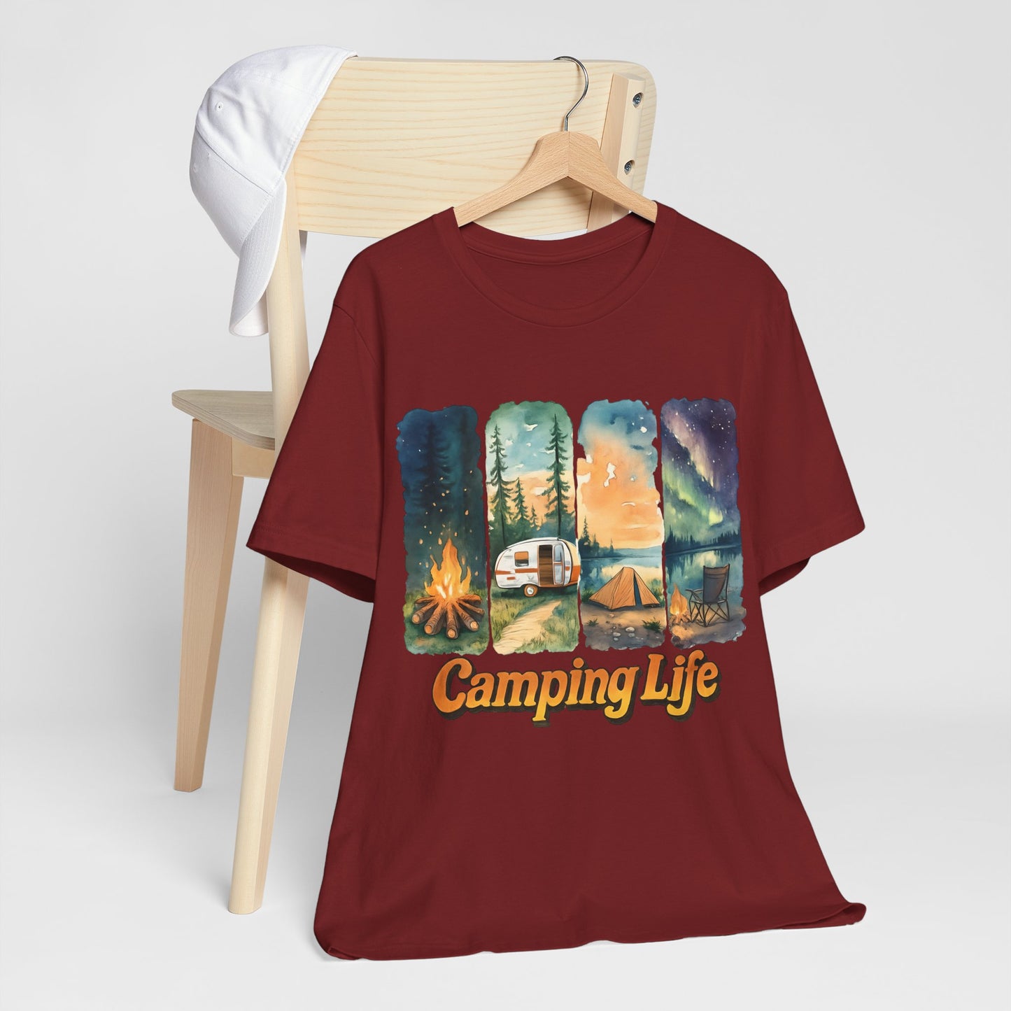 Camping Life Unisex Tee | Outdoor Adventure Shirt, Nature Lover Gift, Camping Apparel, Travel T-Shirt, Weekend Getaway Outfit