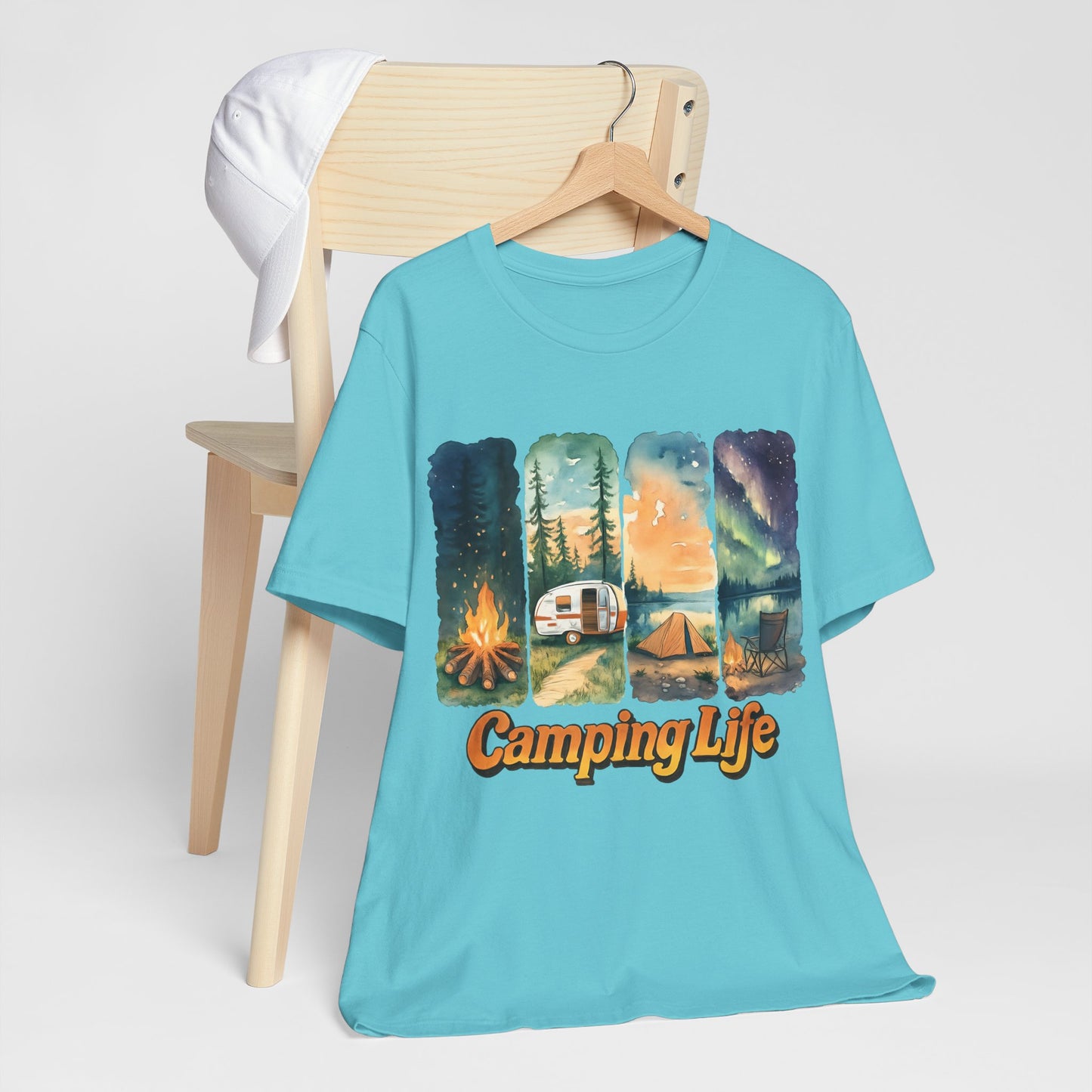 Camping Life Unisex Tee | Outdoor Adventure Shirt, Nature Lover Gift, Camping Apparel, Travel T-Shirt, Weekend Getaway Outfit