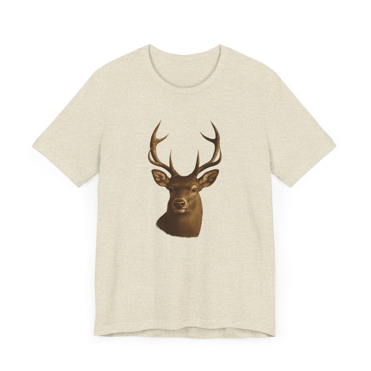 Rustic Deer Graphic Tee, Nature Lover Shirt, Outdoorsy Gift, Casual Wear, Wildlife Enthusiast Tee