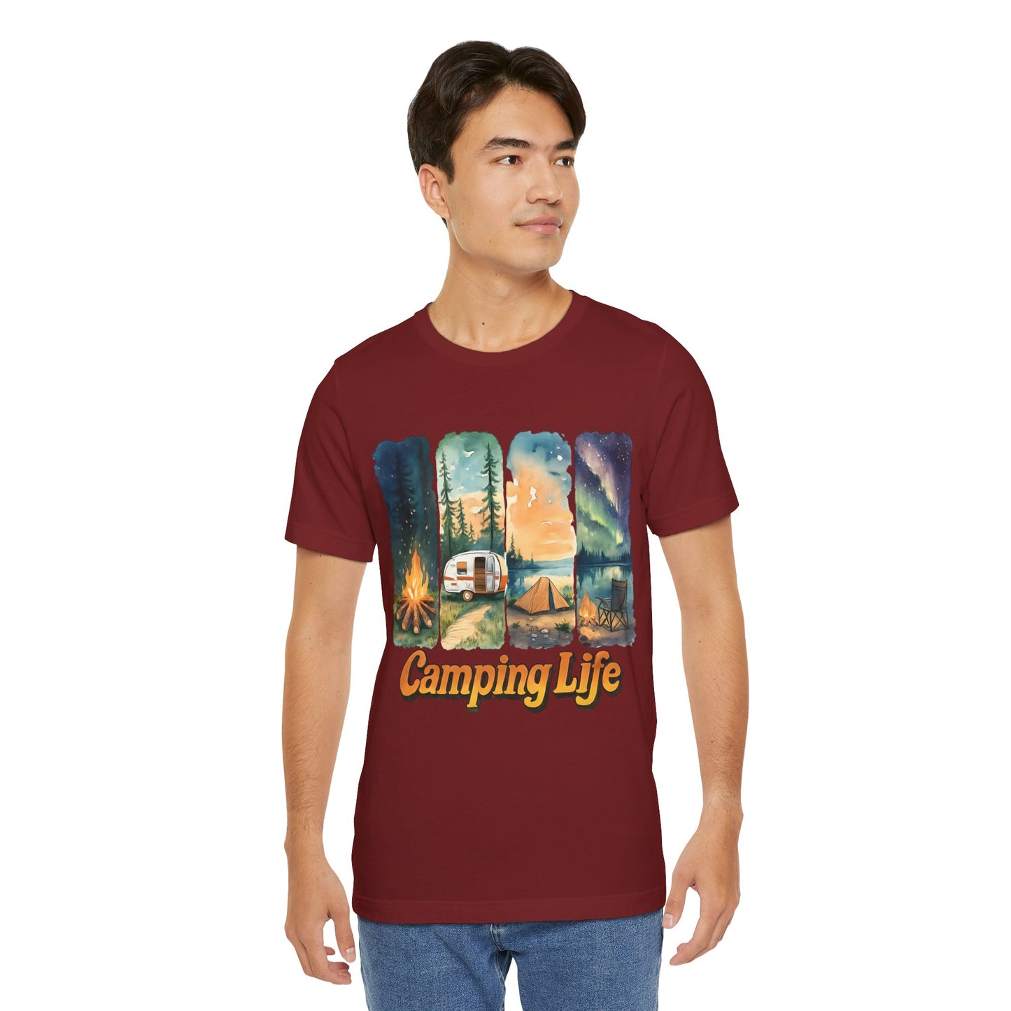 Camping Life Unisex Tee | Outdoor Adventure Shirt, Nature Lover Gift, Camping Apparel, Travel T-Shirt, Weekend Getaway Outfit