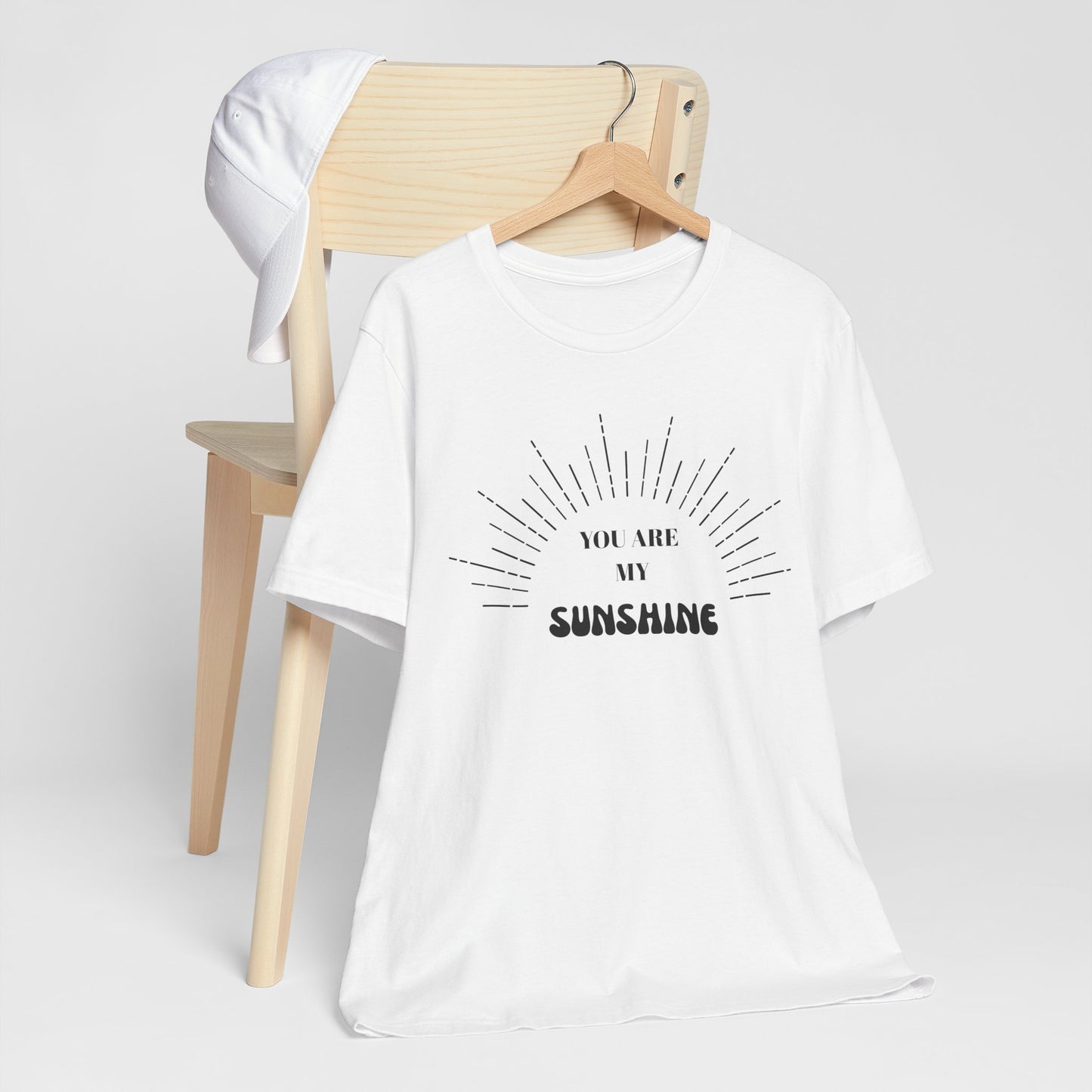 You Are My Sunshine Unisex Tee - Cute Gift, Casual Wear, Summer Style, Family Matching, Positive Message Shirt
