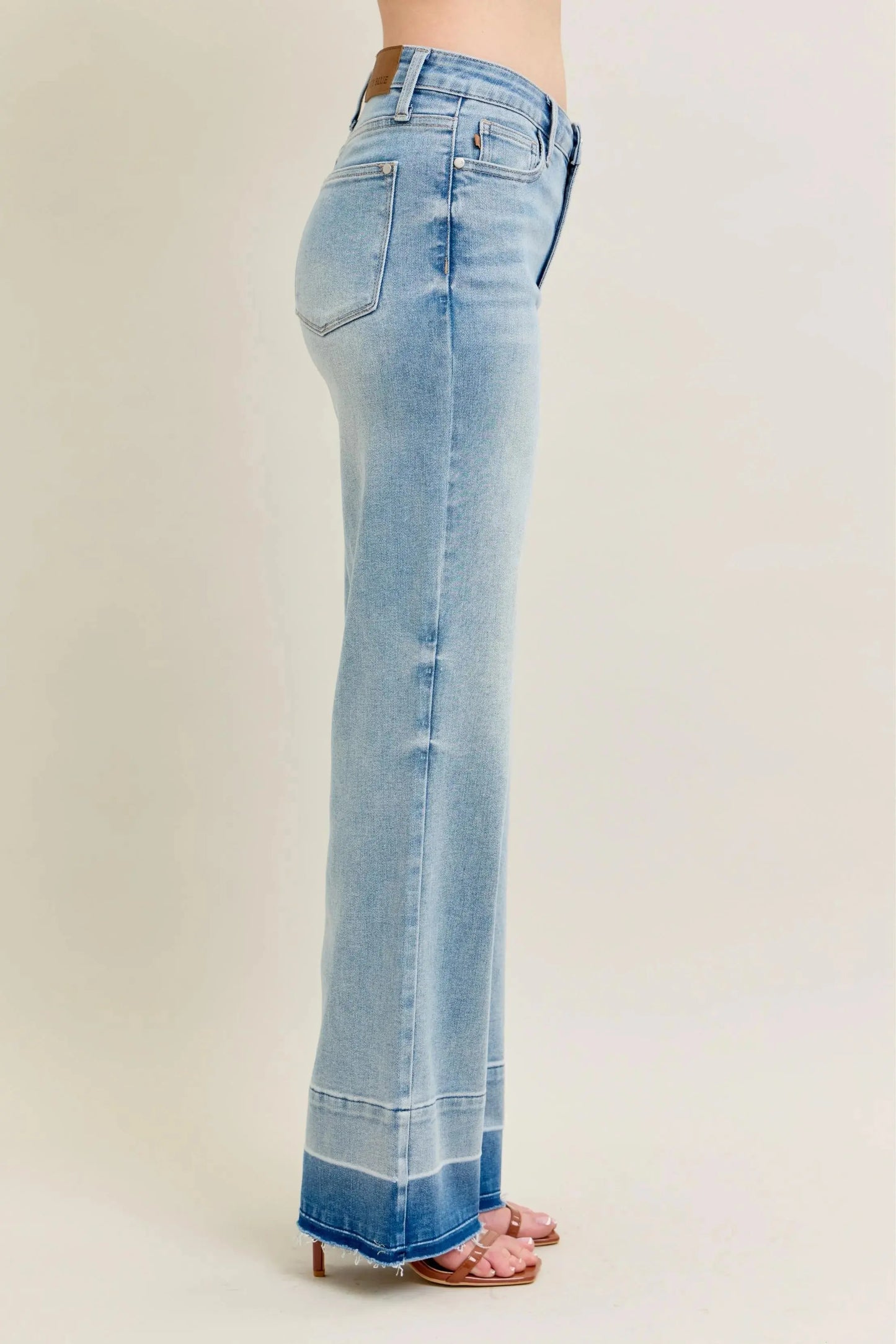Judy Blue Jeans - Plus Size Mr Release Hem Wide Leg