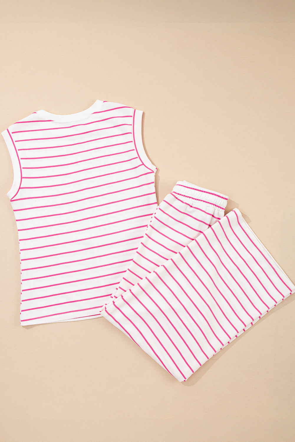 Stripe Top and Pants Set