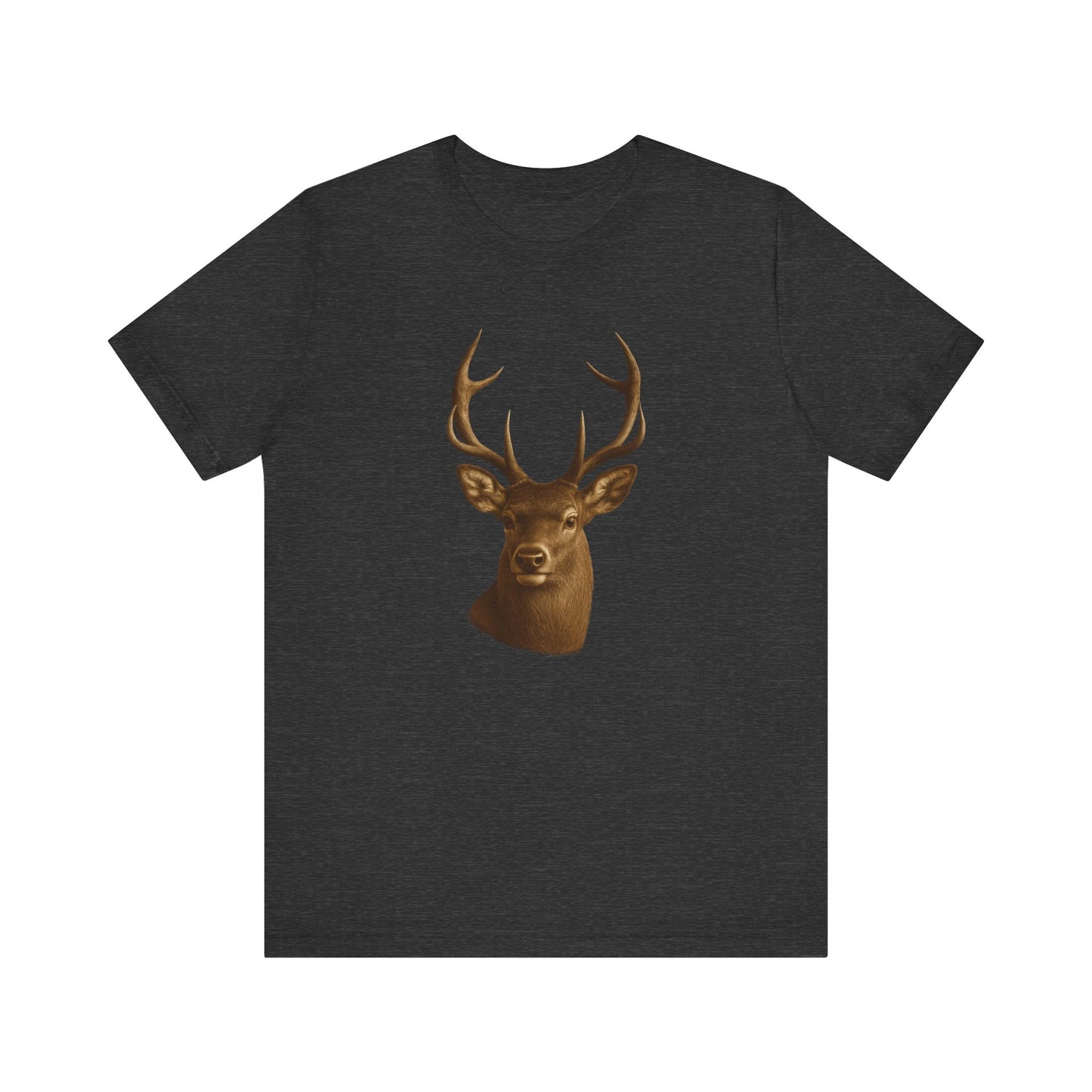 Rustic Deer Graphic Tee, Nature Lover Shirt, Outdoorsy Gift, Casual Wear, Wildlife Enthusiast Tee