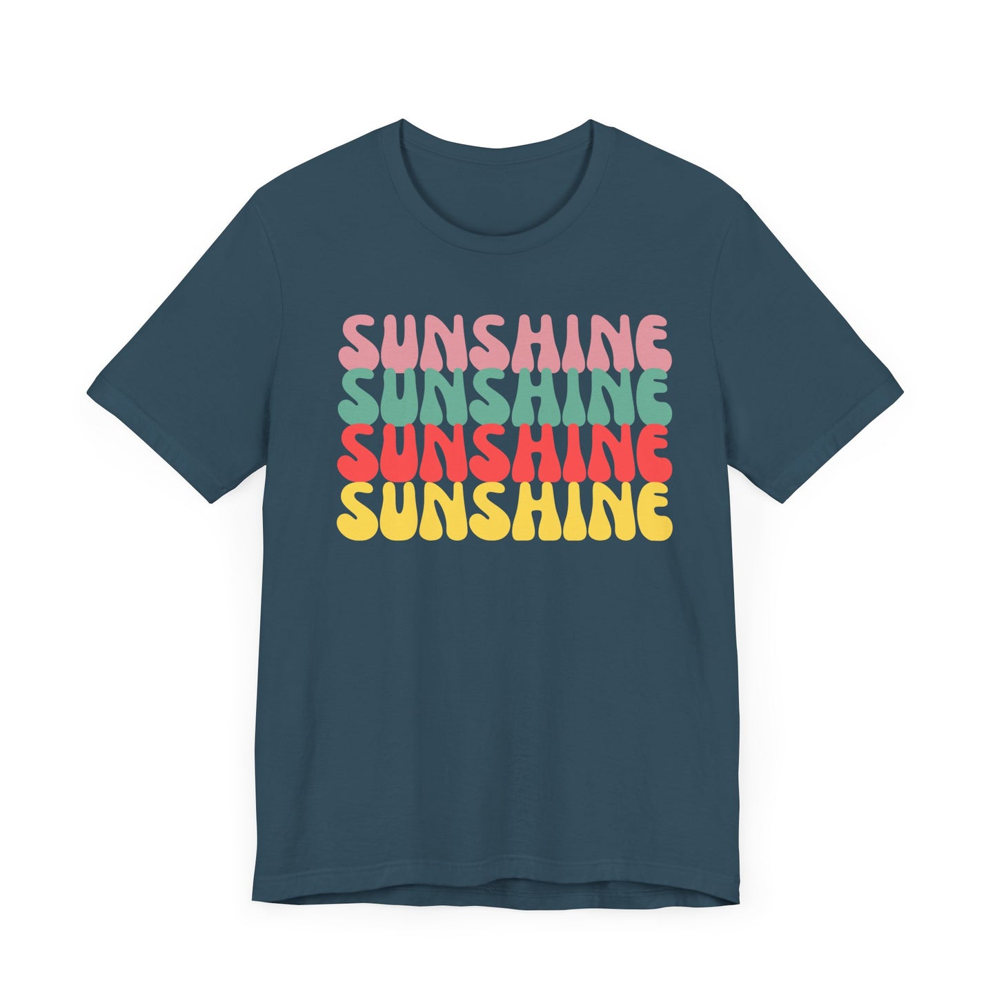 Sunny Vibe Unisex Tee, Summer T-Shirt, Beachwear, Gift for Her, Casual Wear, Fun Graphic Tee