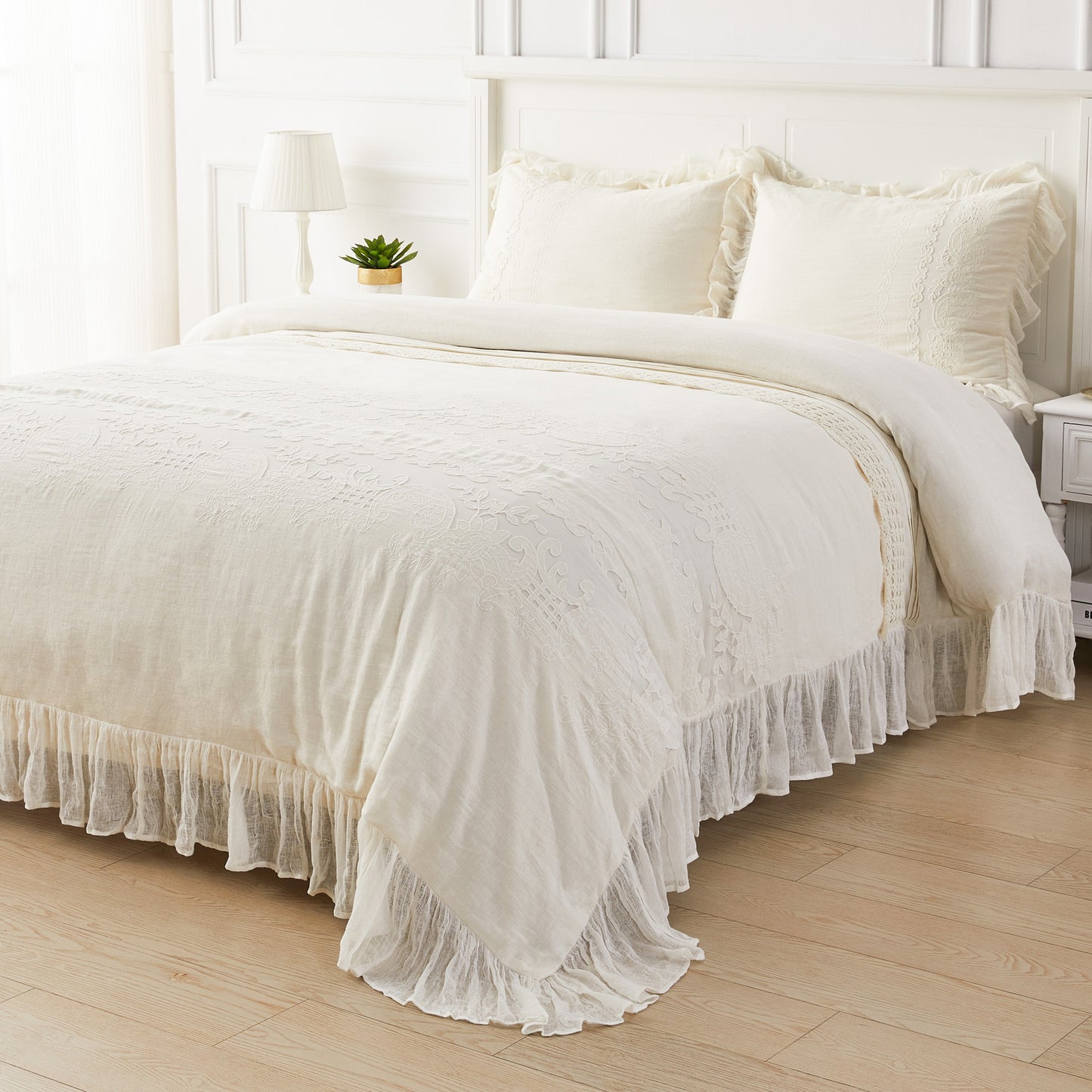 Tabitha Linen Duvet Cover Set