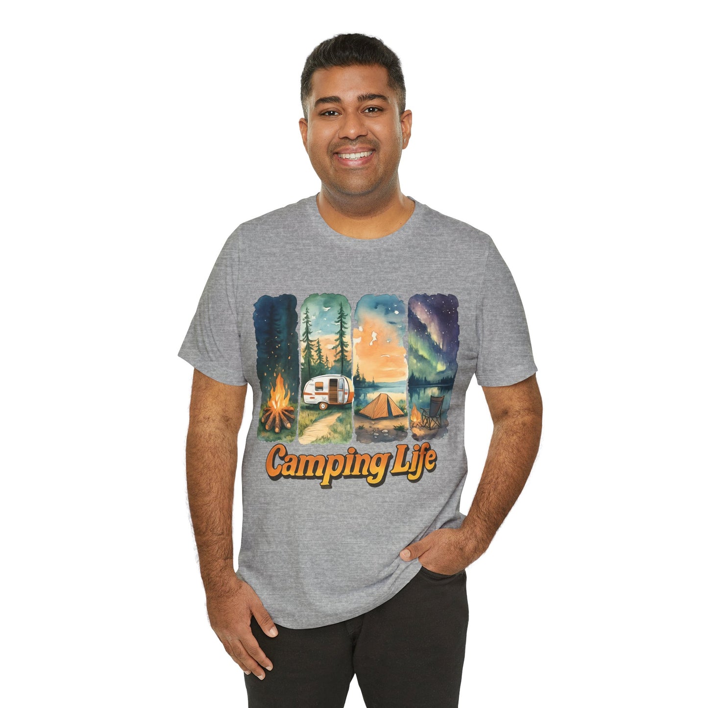 Camping Life Unisex Tee | Outdoor Adventure Shirt, Nature Lover Gift, Camping Apparel, Travel T-Shirt, Weekend Getaway Outfit