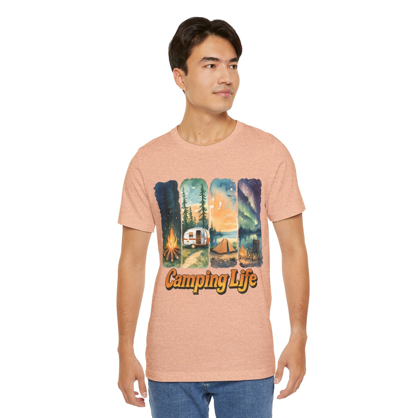 Camping Life Unisex Tee | Outdoor Adventure Shirt, Nature Lover Gift, Camping Apparel, Travel T-Shirt, Weekend Getaway Outfit