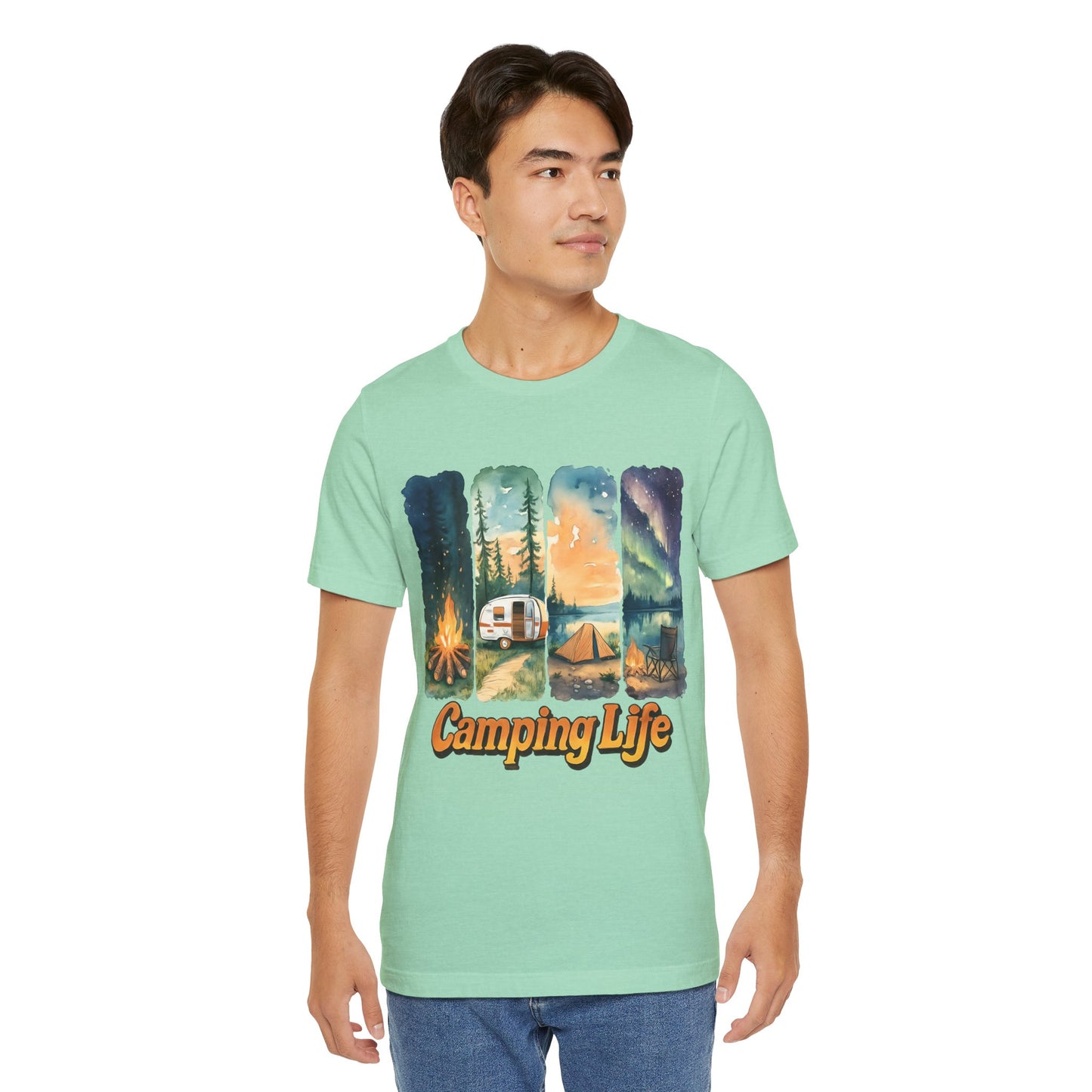 Camping Life Unisex Tee | Outdoor Adventure Shirt, Nature Lover Gift, Camping Apparel, Travel T-Shirt, Weekend Getaway Outfit