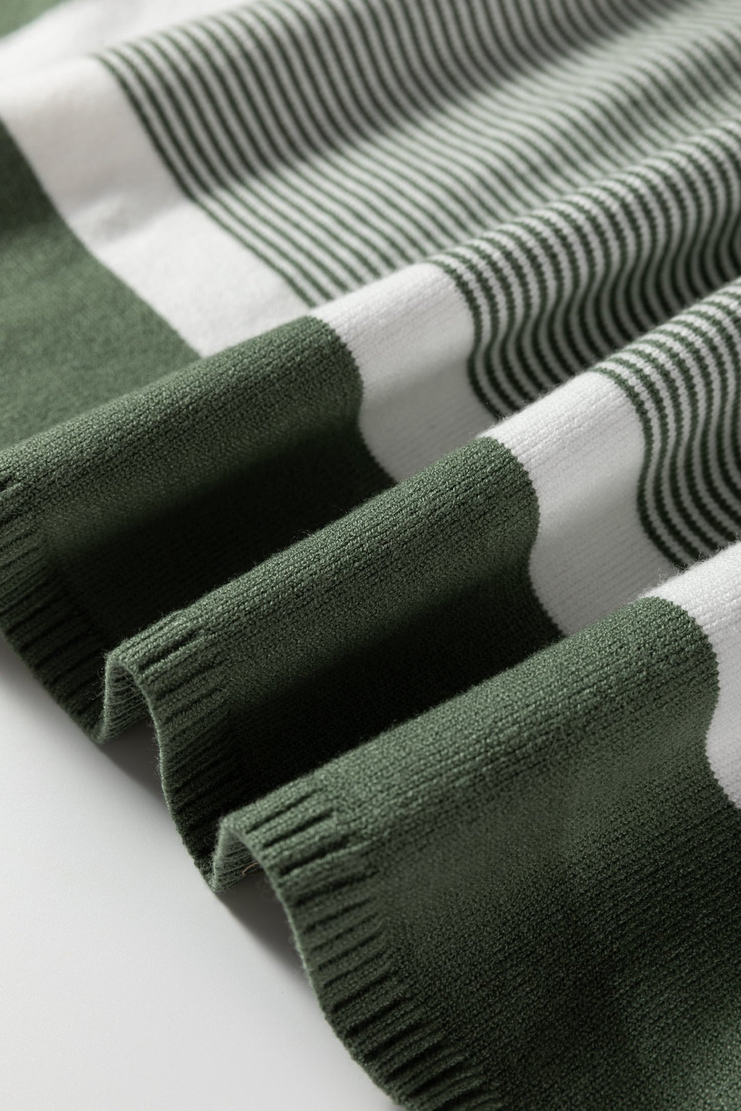 Stripe Colorblock Patchwork Dolman Sleeve Sweater