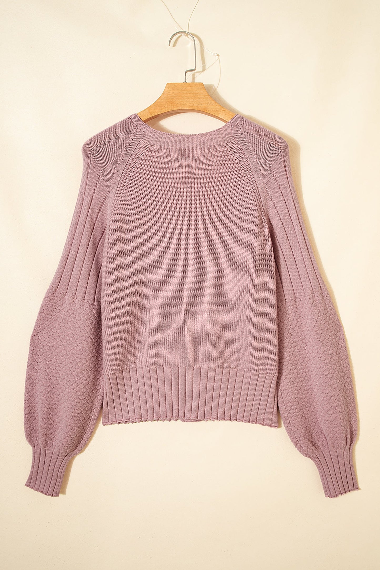 Textured Knit Button Front V-Neck Cardigan