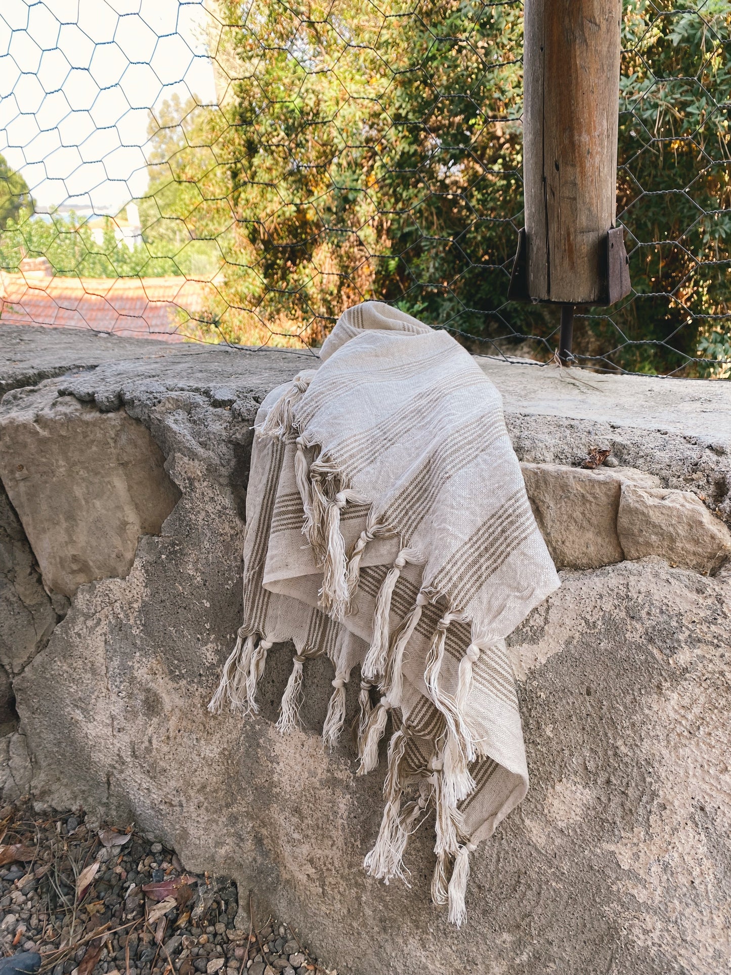 Ciragan Cotton Linen Towel