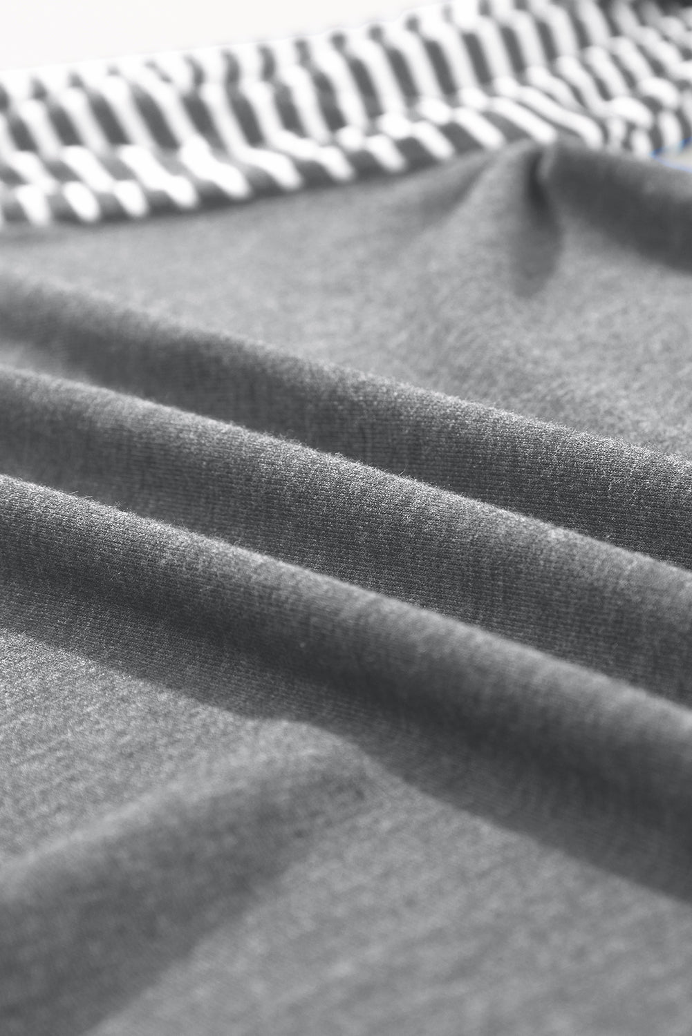 Stripe Patchwork Raglan Long Sleeve Top