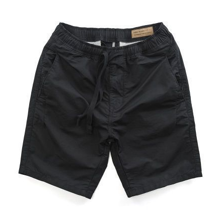 Men's Casual Mid-Waist Linen Cotton Five-Point Shorts