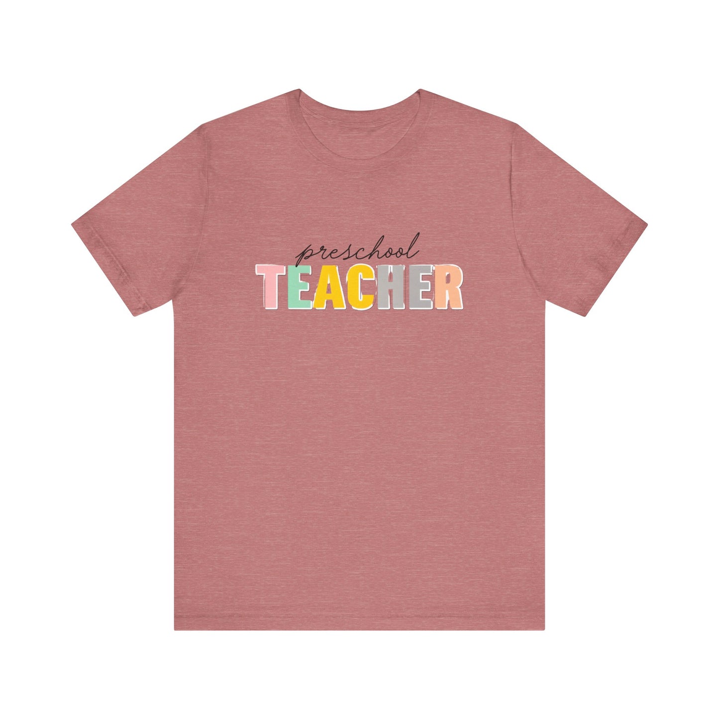 Preschool Teacher Tee, Cute Teacher Shirt, Gift for Educators, Teacher Appreciation, Back to School, Unisex T-Shirt