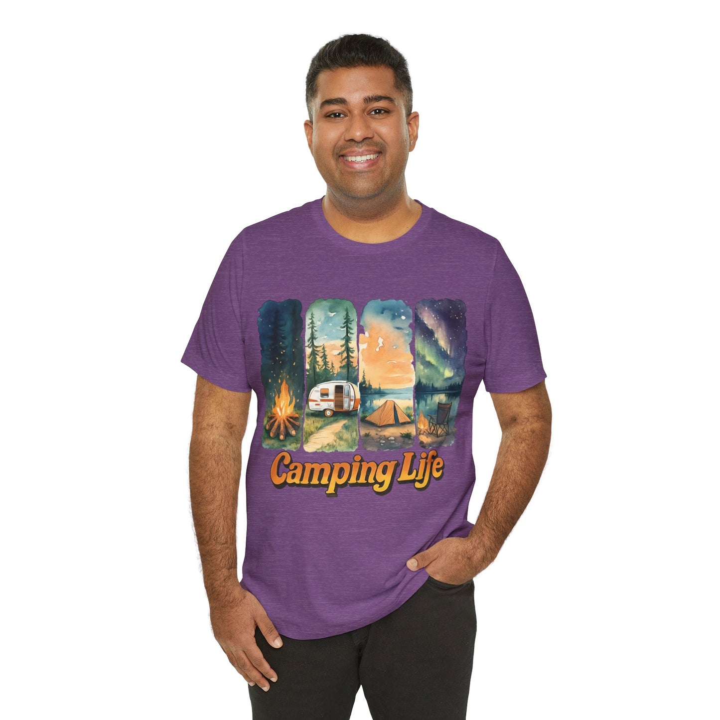 Camping Life Unisex Tee | Outdoor Adventure Shirt, Nature Lover Gift, Camping Apparel, Travel T-Shirt, Weekend Getaway Outfit