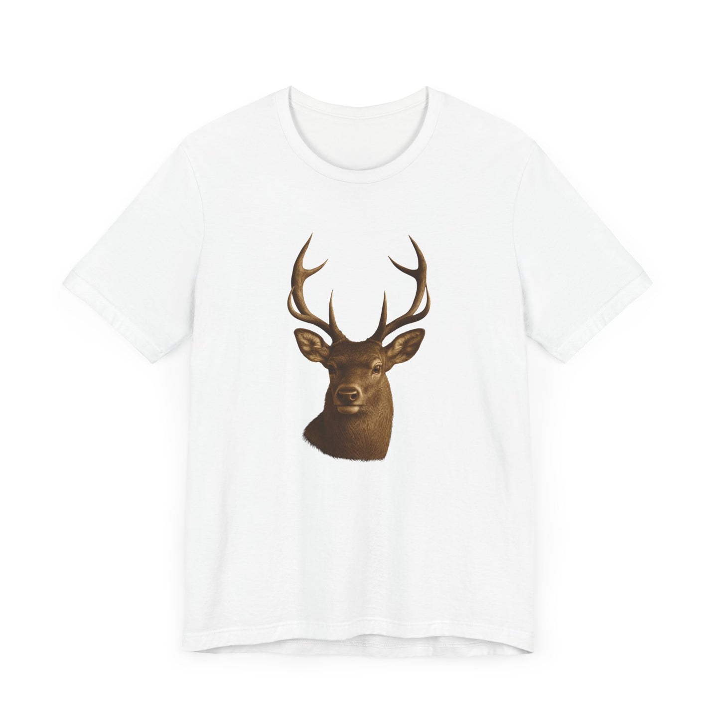 Rustic Deer Graphic Tee, Nature Lover Shirt, Outdoorsy Gift, Casual Wear, Wildlife Enthusiast Tee