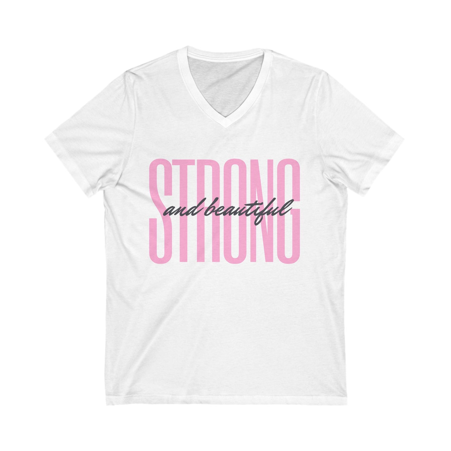V-Neck Tee for Strong Independent Women
