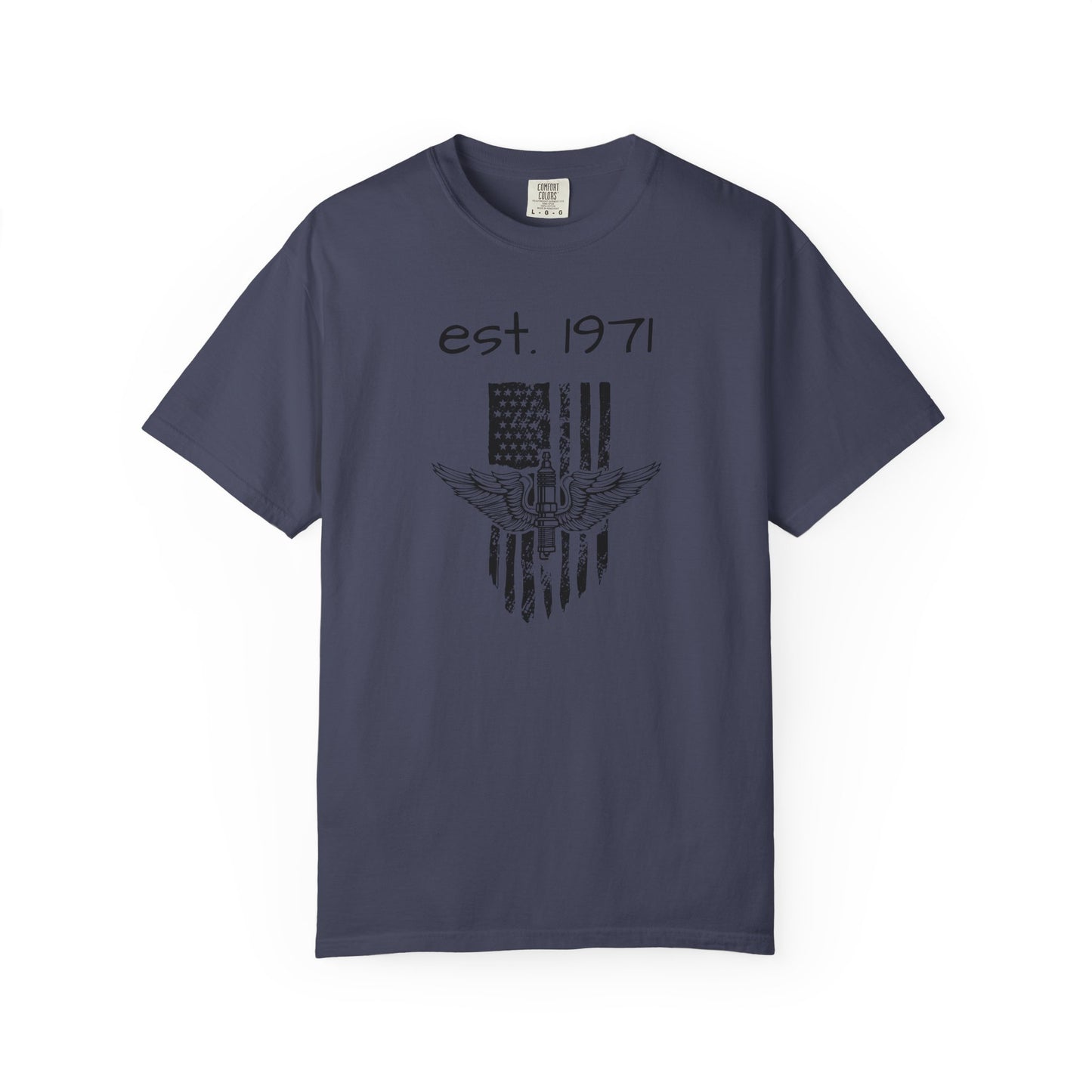 Vintage-Inspired Unisex T-Shirt with Established 1971 Design, Casual Wear, Gift for Father's Day, Graphic Tee, Casual Fashion, [...]