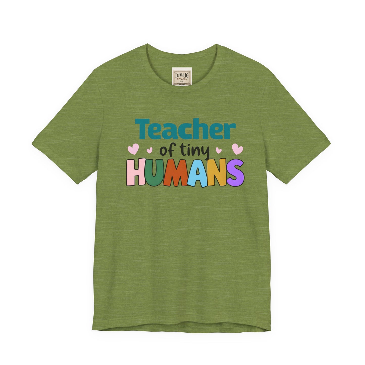 Teacher of Tiny Humans Tee - Unisex Jersey Short Sleeve T-Shirt, Gift for Teachers, Back to School, Classroom Apparel, Cute Teacher [...]