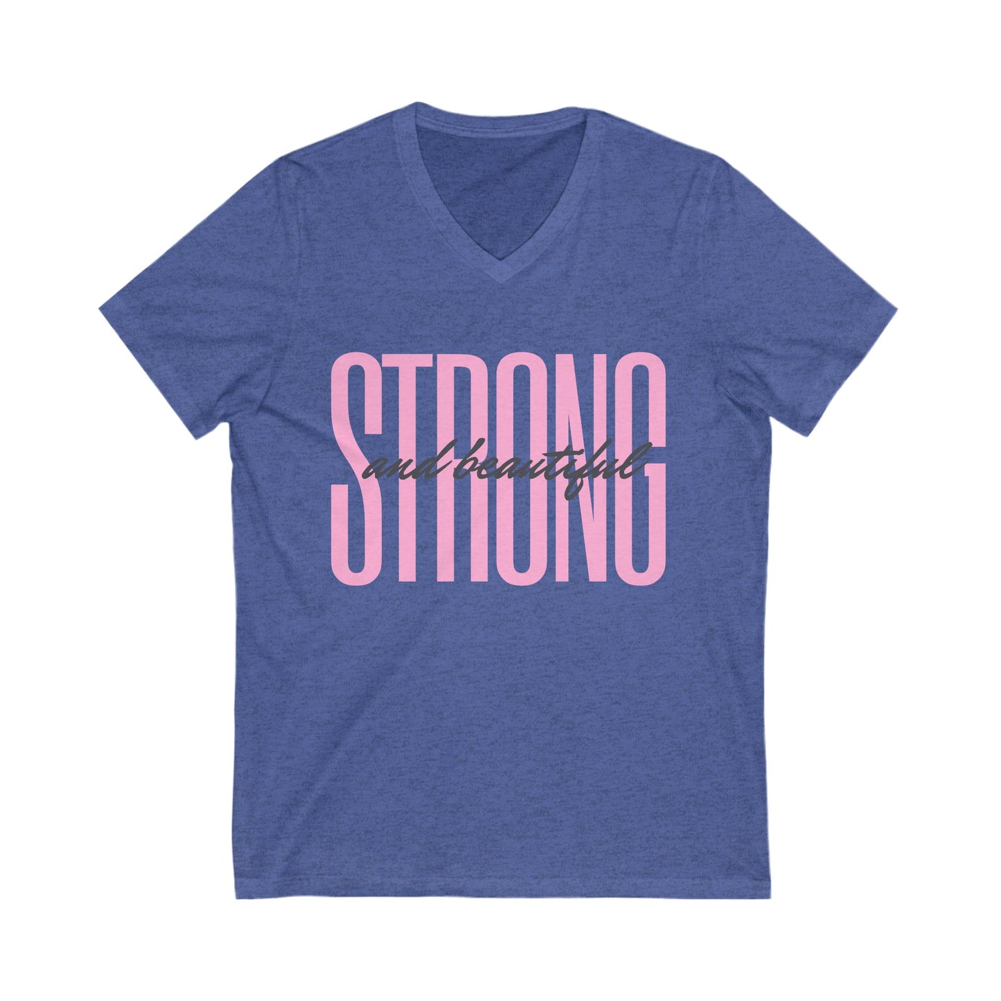 V-Neck Tee for Strong Independent Women