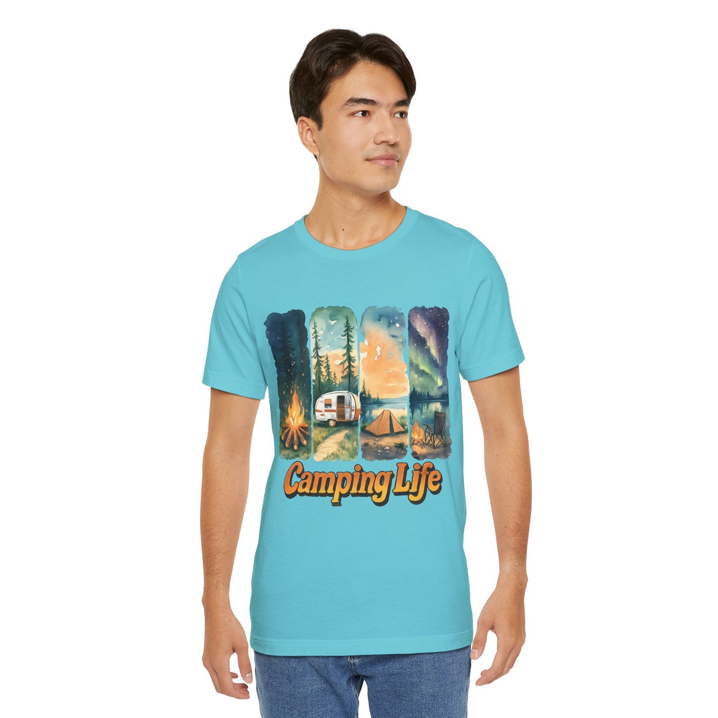 Camping Life Unisex Tee | Outdoor Adventure Shirt, Nature Lover Gift, Camping Apparel, Travel T-Shirt, Weekend Getaway Outfit