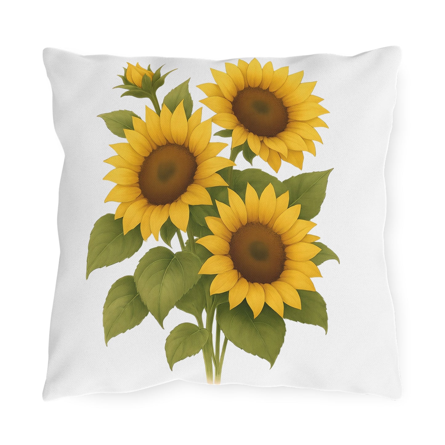 Outdoor Pillows - Vibrant Sunflower Summertime Favorite