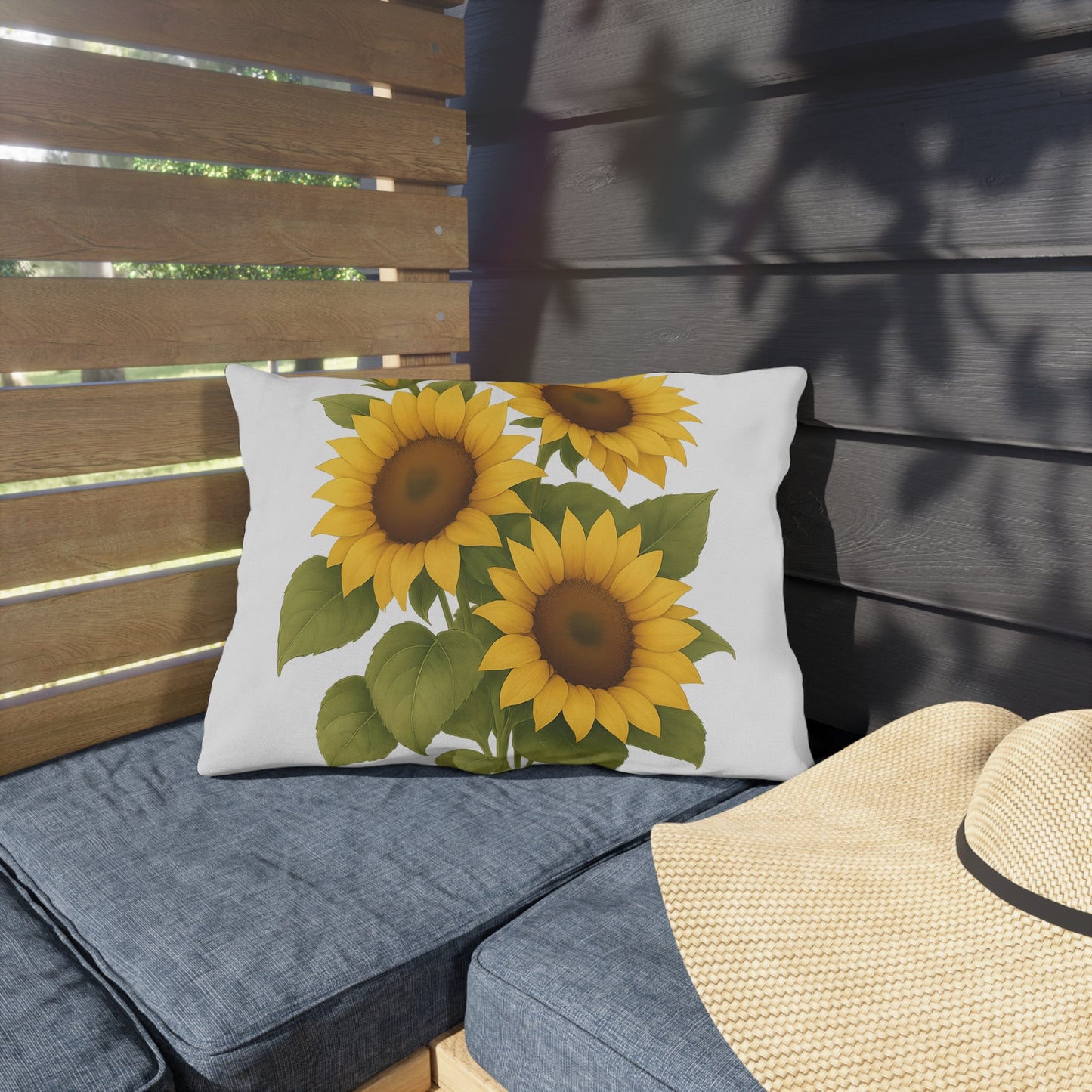 Outdoor Pillows - Vibrant Sunflower Summertime Favorite