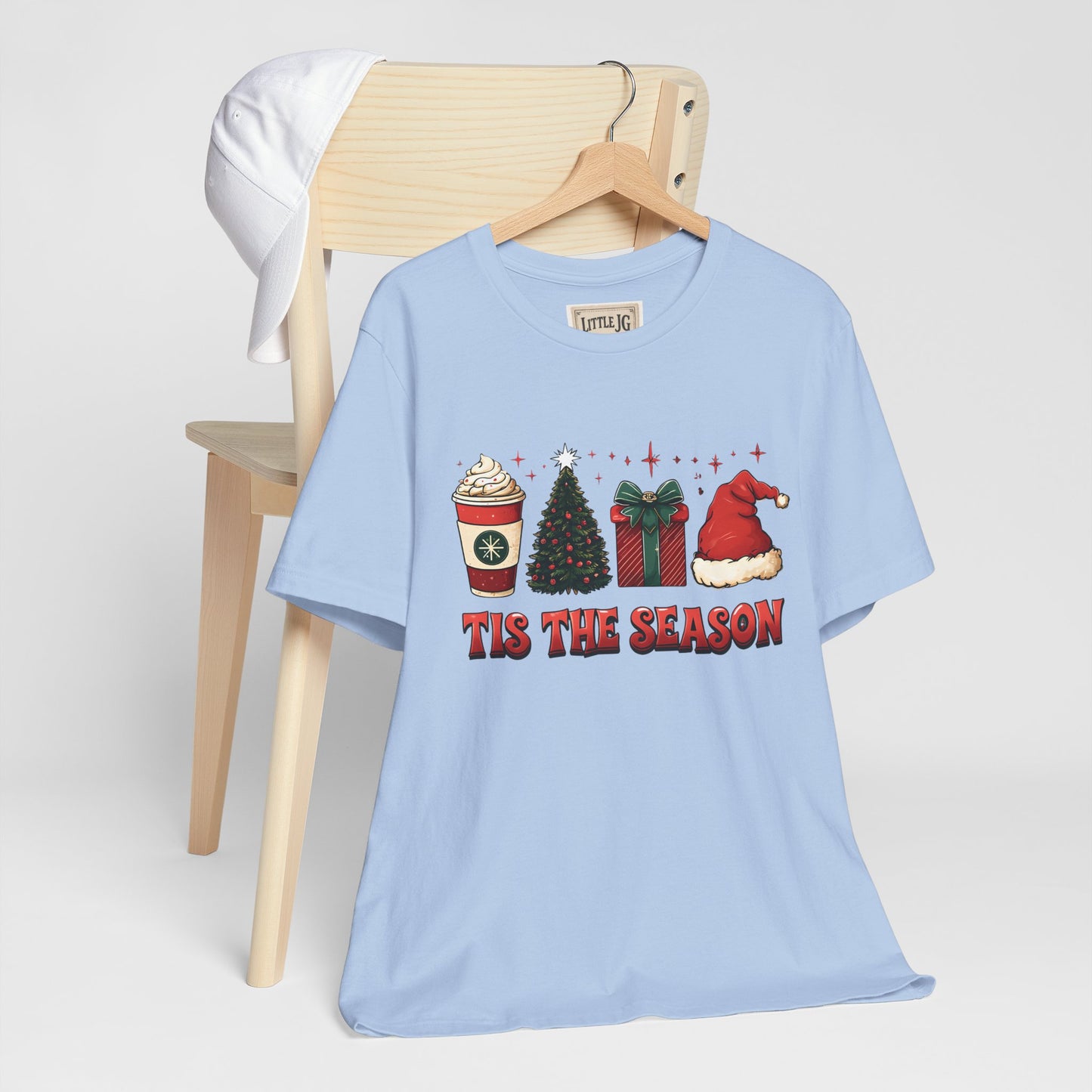 Holiday Cheer Short Sleeve Tee | 'Tis the Season Shirt | Festive Casual Wear | Christmas Gift | Unisex Tee | Seasonal Apparel