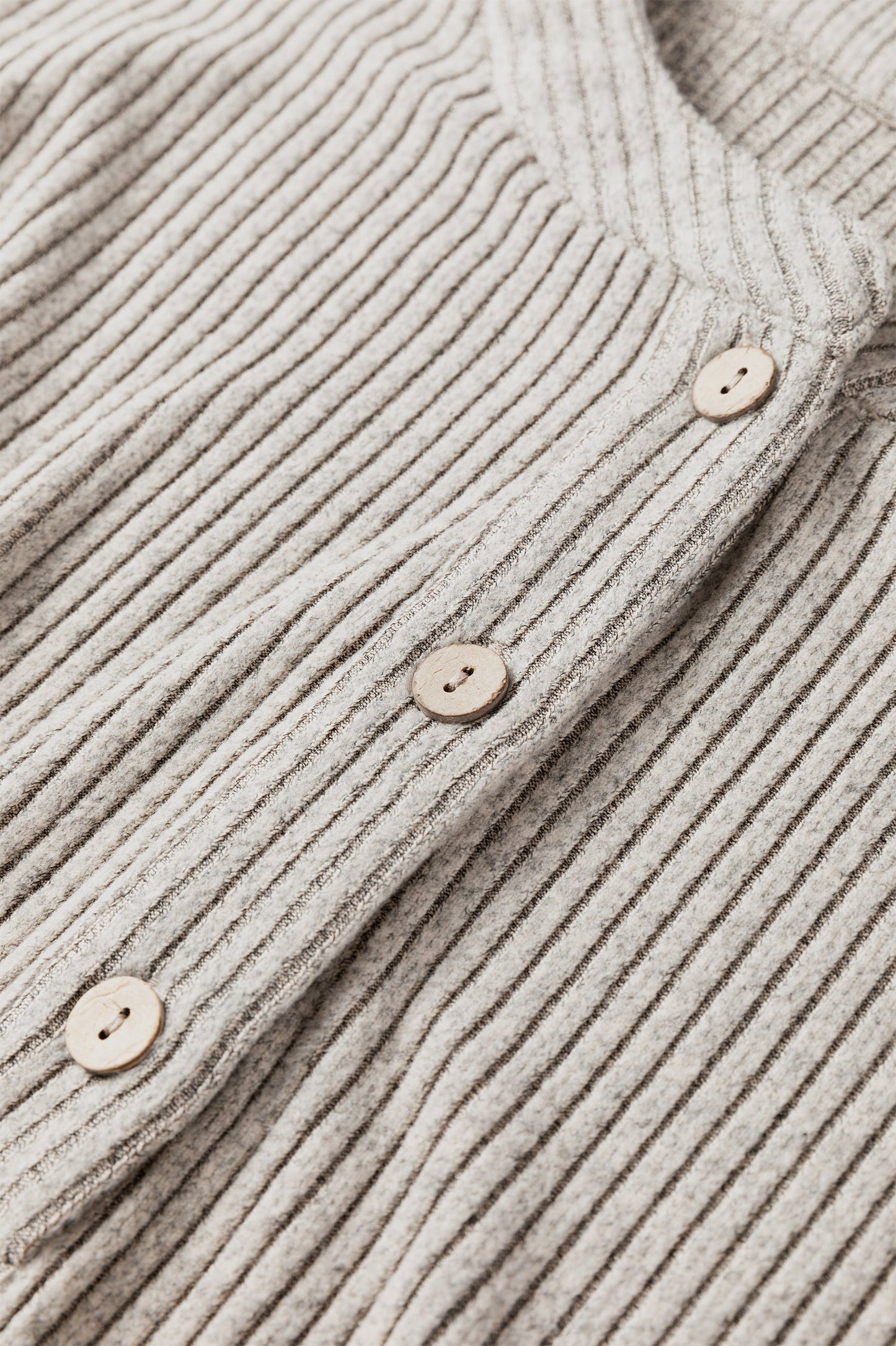 Plus Size Ribbed Knit Kangaroo Pocket Henley Top