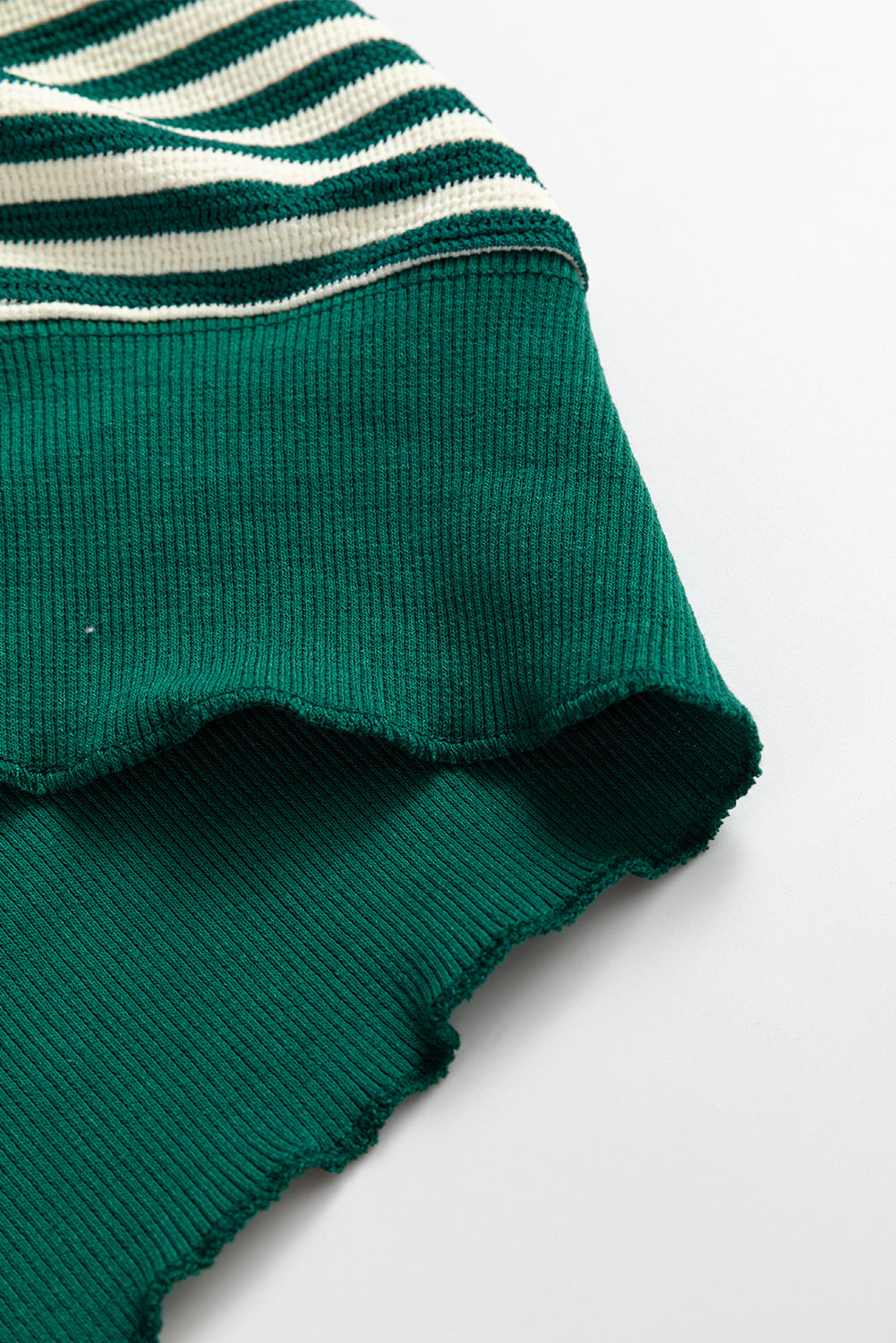 Stripe Drop Shoulder Long Sleeve Top