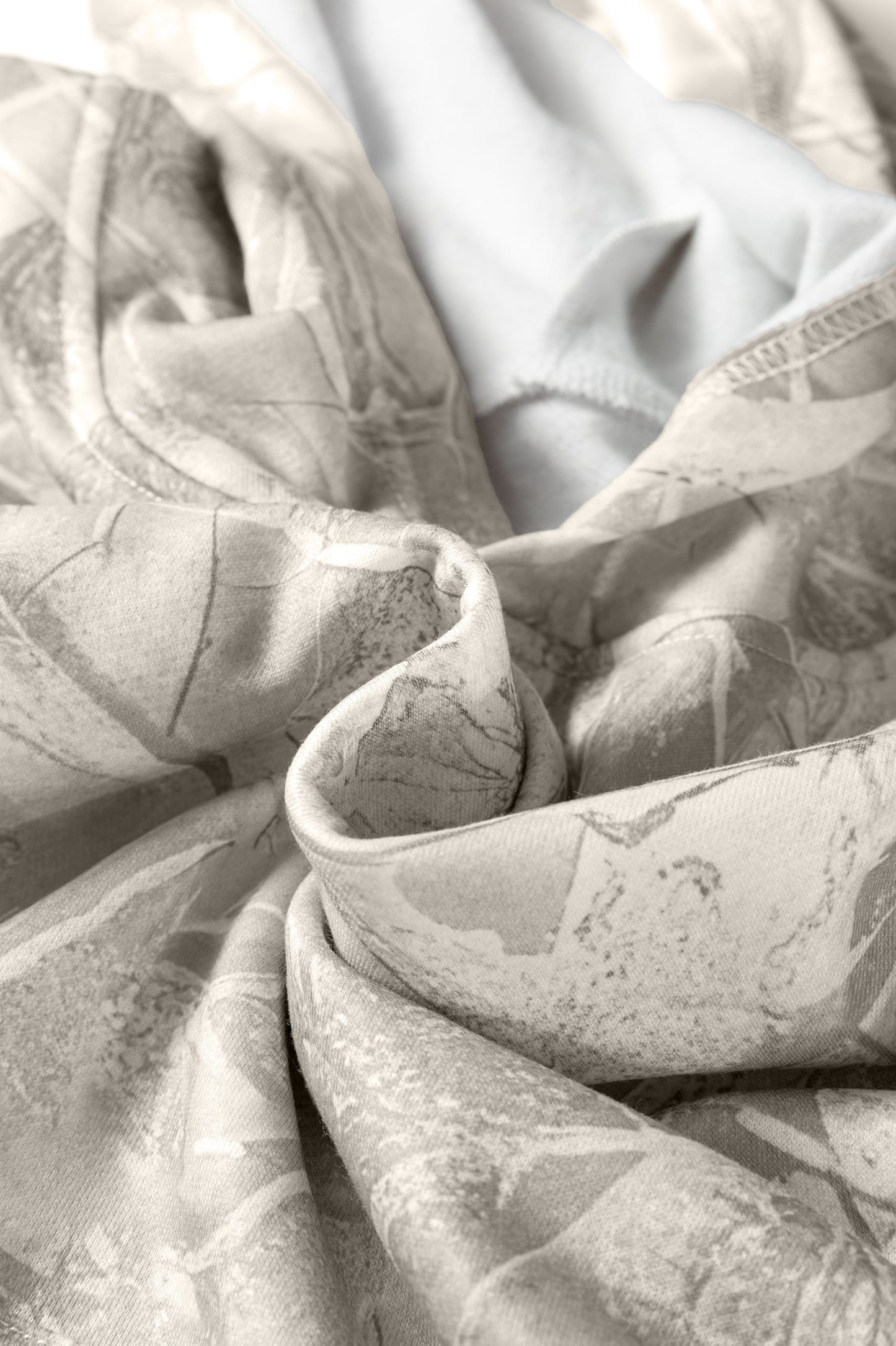 Camo Kangaroo Pocket Drop Shoulder Hoodie