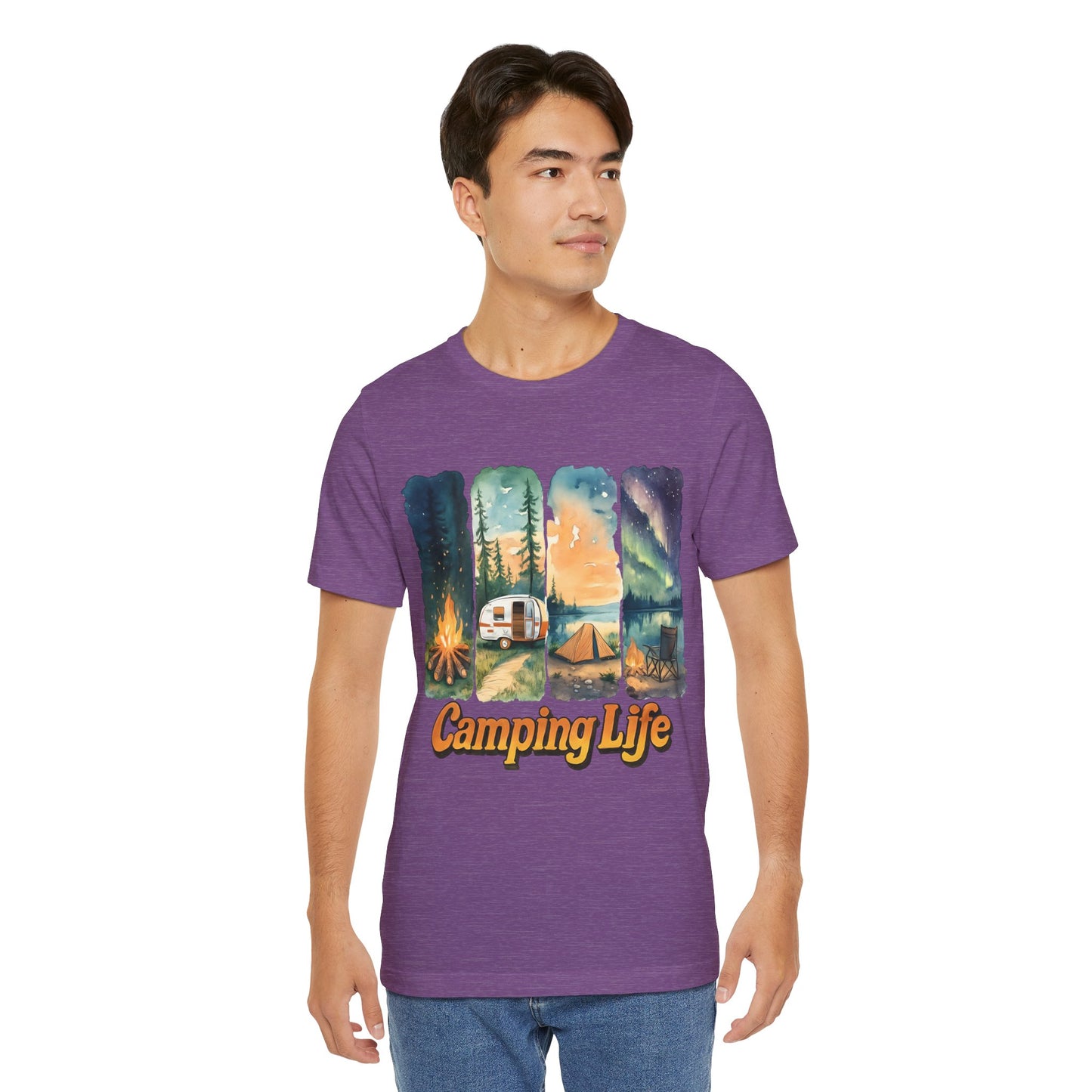 Camping Life Unisex Tee | Outdoor Adventure Shirt, Nature Lover Gift, Camping Apparel, Travel T-Shirt, Weekend Getaway Outfit
