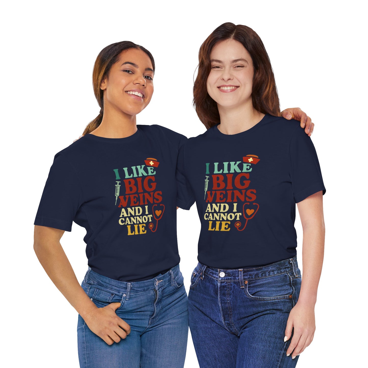 Humorous Medical Tee: I Like Big Veins and I Cannot Lie, Fun Gift for Healthcare Workers, Medical Humor Shirt, Perfect for Birthdays, [...]