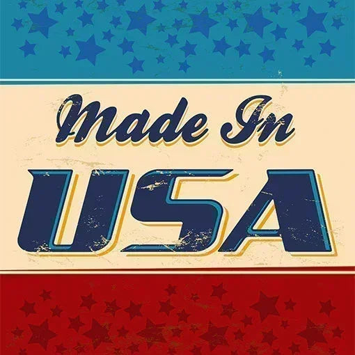 Framed Real Cloth Cotton Embroidered American Flag, USA Flag in Shadow Box Modern Frame, Wall Art, Décor