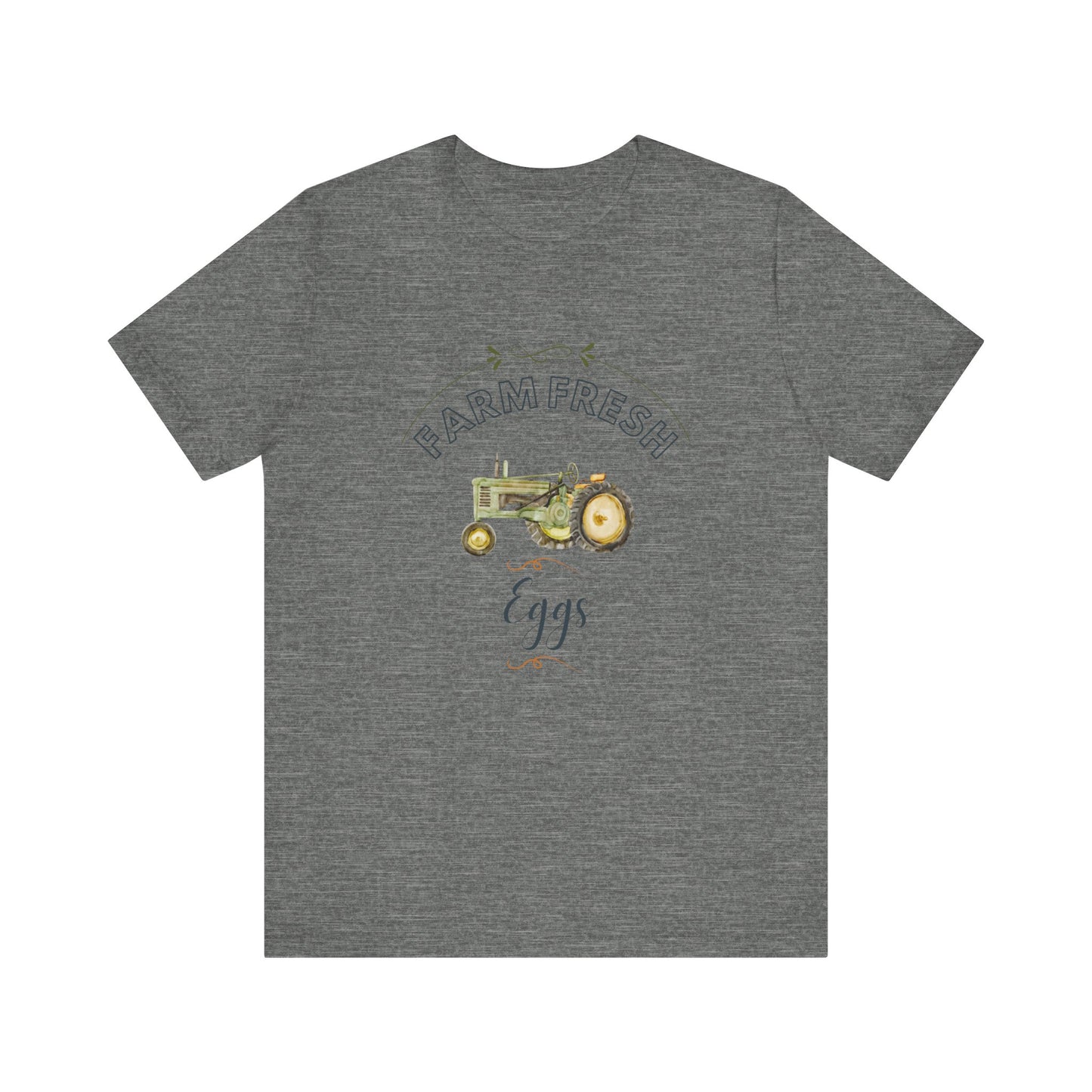 Egg Farm Unisex Tee with Tractor Design