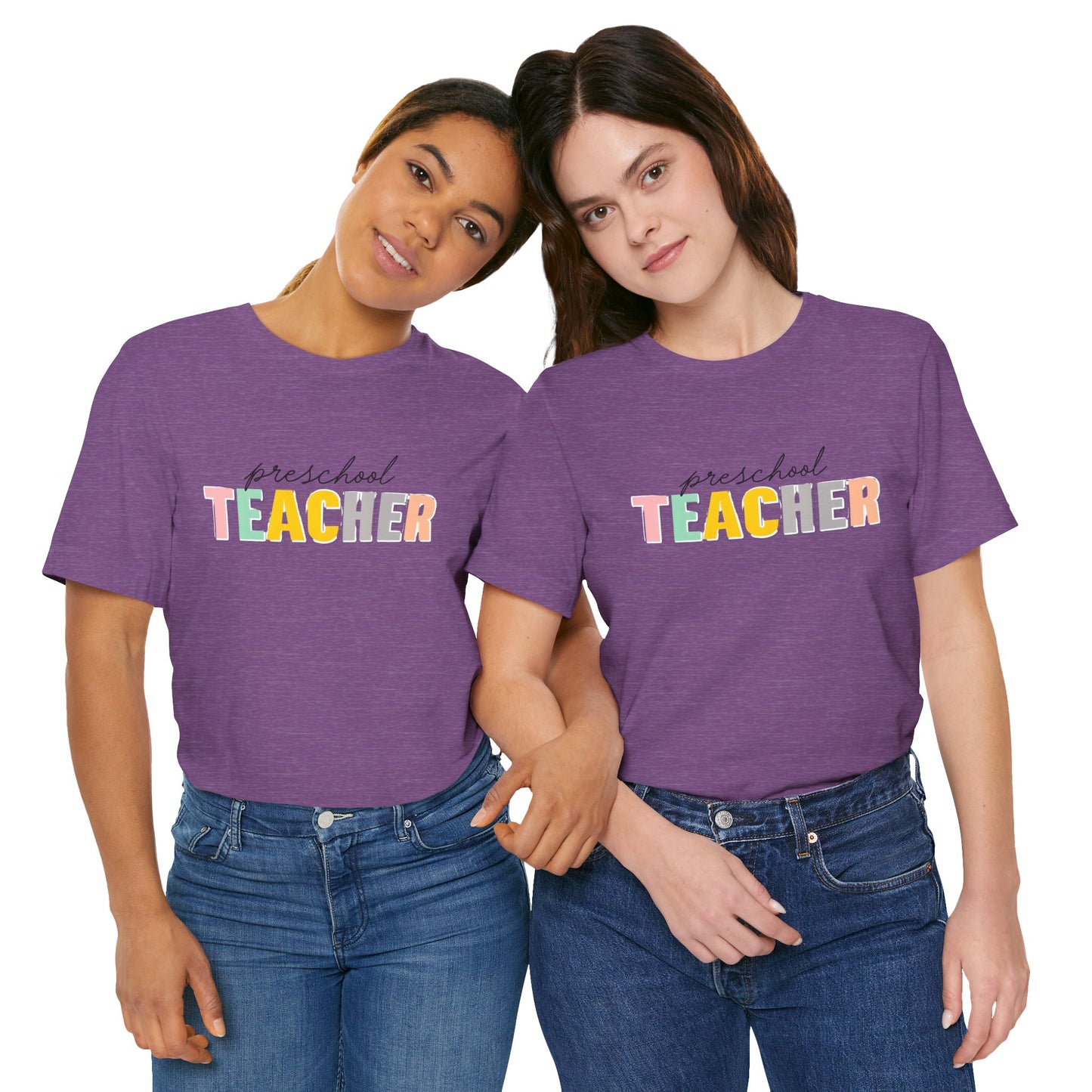 Preschool Teacher Tee, Cute Teacher Shirt, Gift for Educators, Teacher Appreciation, Back to School, Unisex T-Shirt