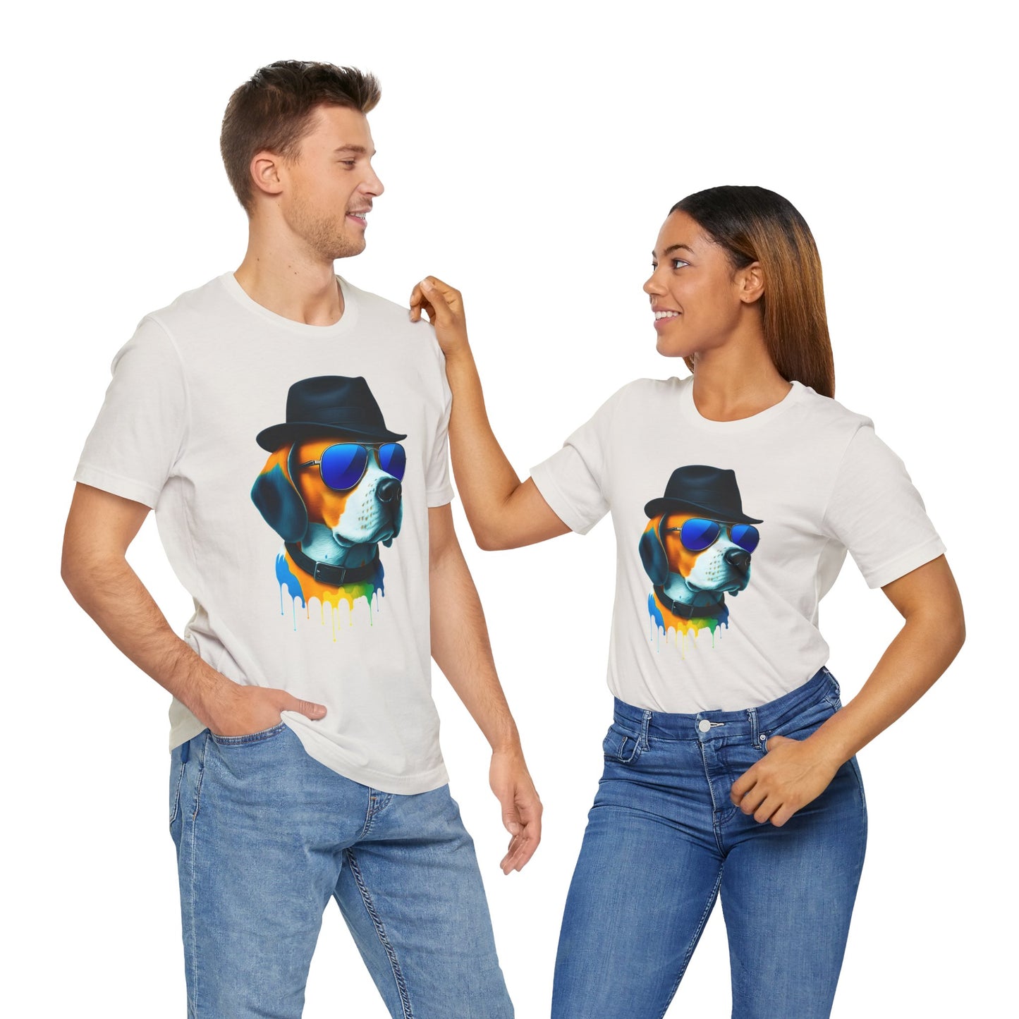 Cool Dog Graphic Tee | Fun Pet Lover T-shirt, Gift for Dog Owners, Casual Wear, Summer Style, Animal Art Apparel