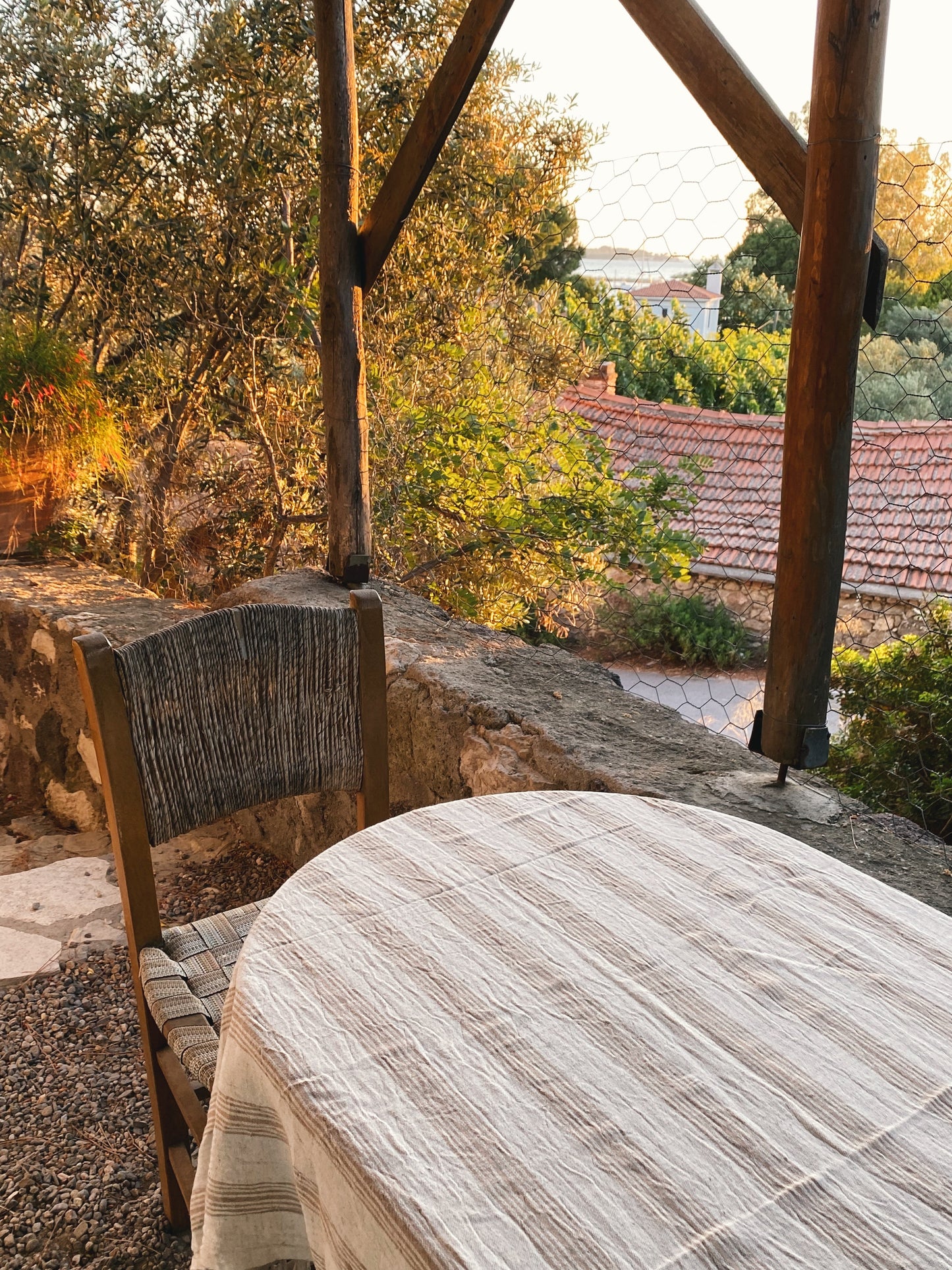 Ciragan Cotton Linen Towel