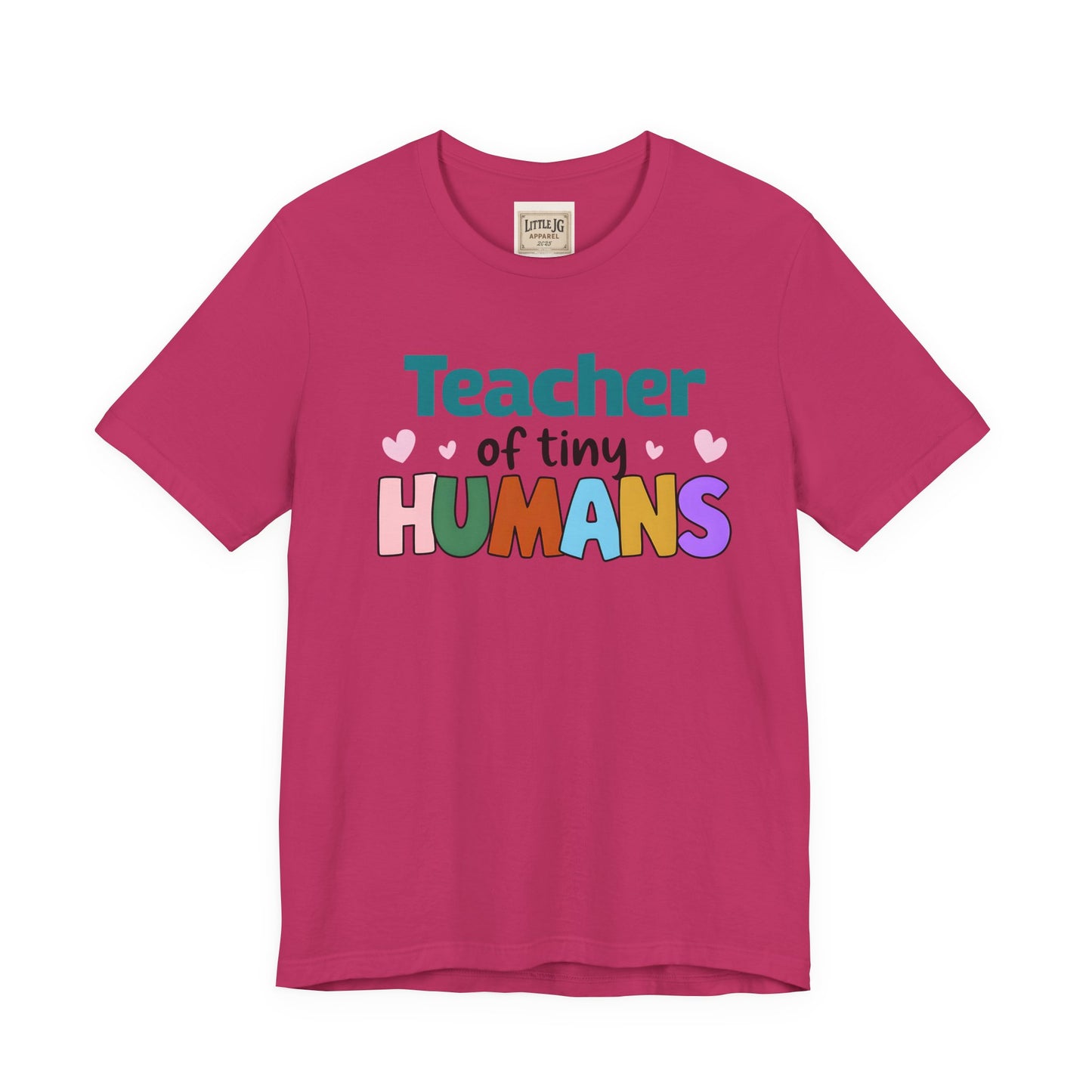 Teacher of Tiny Humans Tee - Unisex Jersey Short Sleeve T-Shirt, Gift for Teachers, Back to School, Classroom Apparel, Cute Teacher [...]