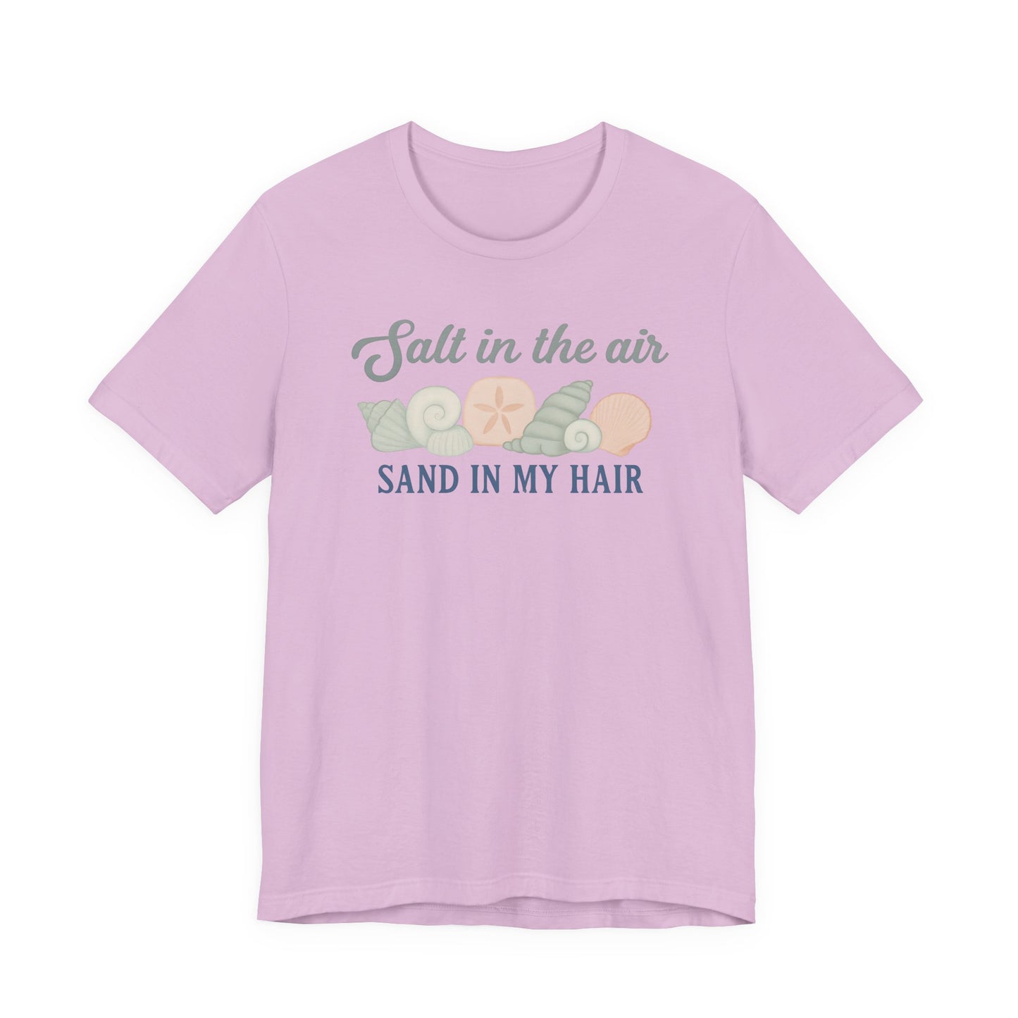 Salt in the Air, Sand in My Hair Unisex Tee | Beach Vibes Shirt, Summer Tee, Vacation Shirt, Nautical Gift, Bohemian Style