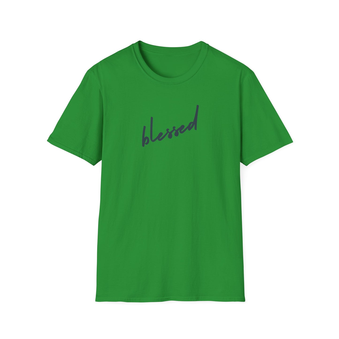 Blessed Unisex Softstyle T-Shirt, Inspirational Tee, Faith-Based Apparel, Positive Vibes Shirt, Gift for Friends, Everyday Wear