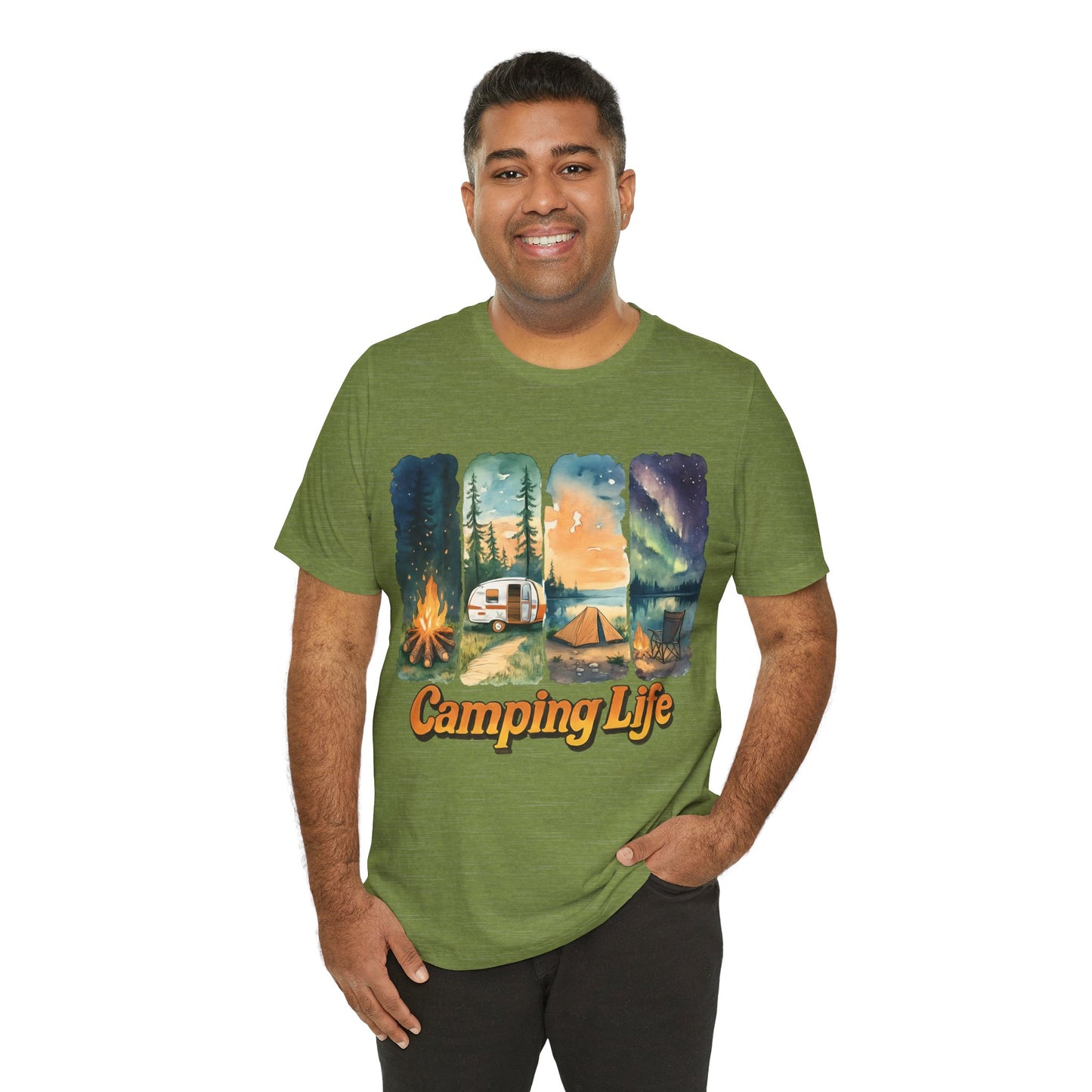 Camping Life Unisex Tee | Outdoor Adventure Shirt, Nature Lover Gift, Camping Apparel, Travel T-Shirt, Weekend Getaway Outfit