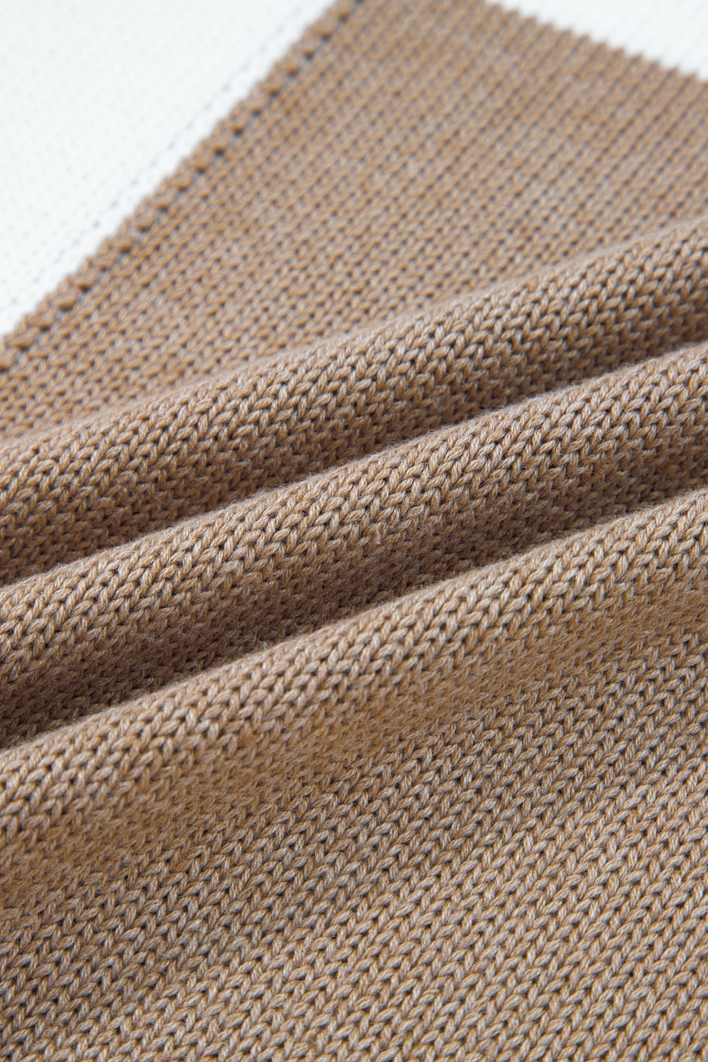 Plus Size Checker Drop Shoulder Open Front Cardigan