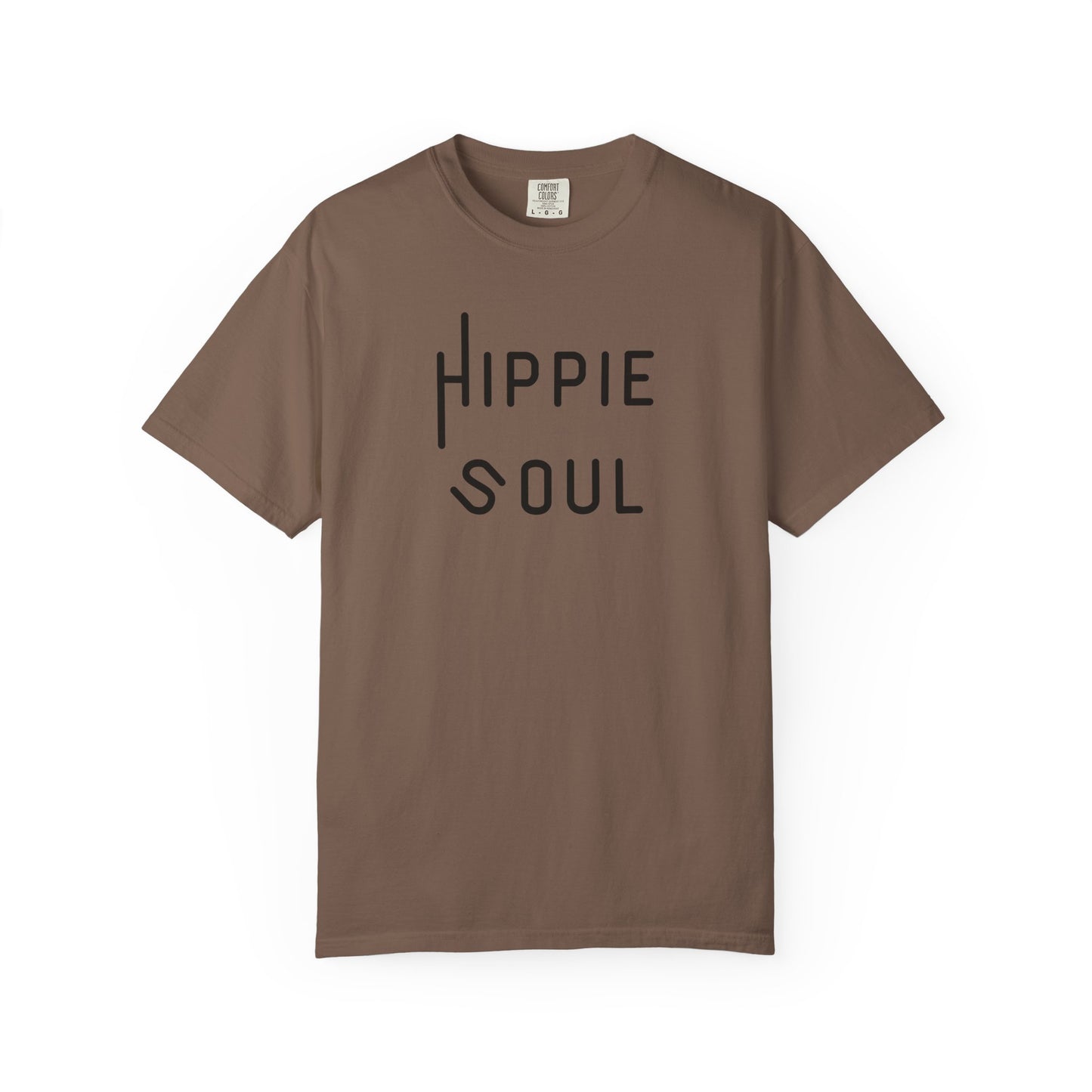 Hippie Soul T-shirt, Unisex Garment-Dyed Tee, Boho Style Shirt, Casual Summer Wear, Gift for Free Spirits, Festival Fashion