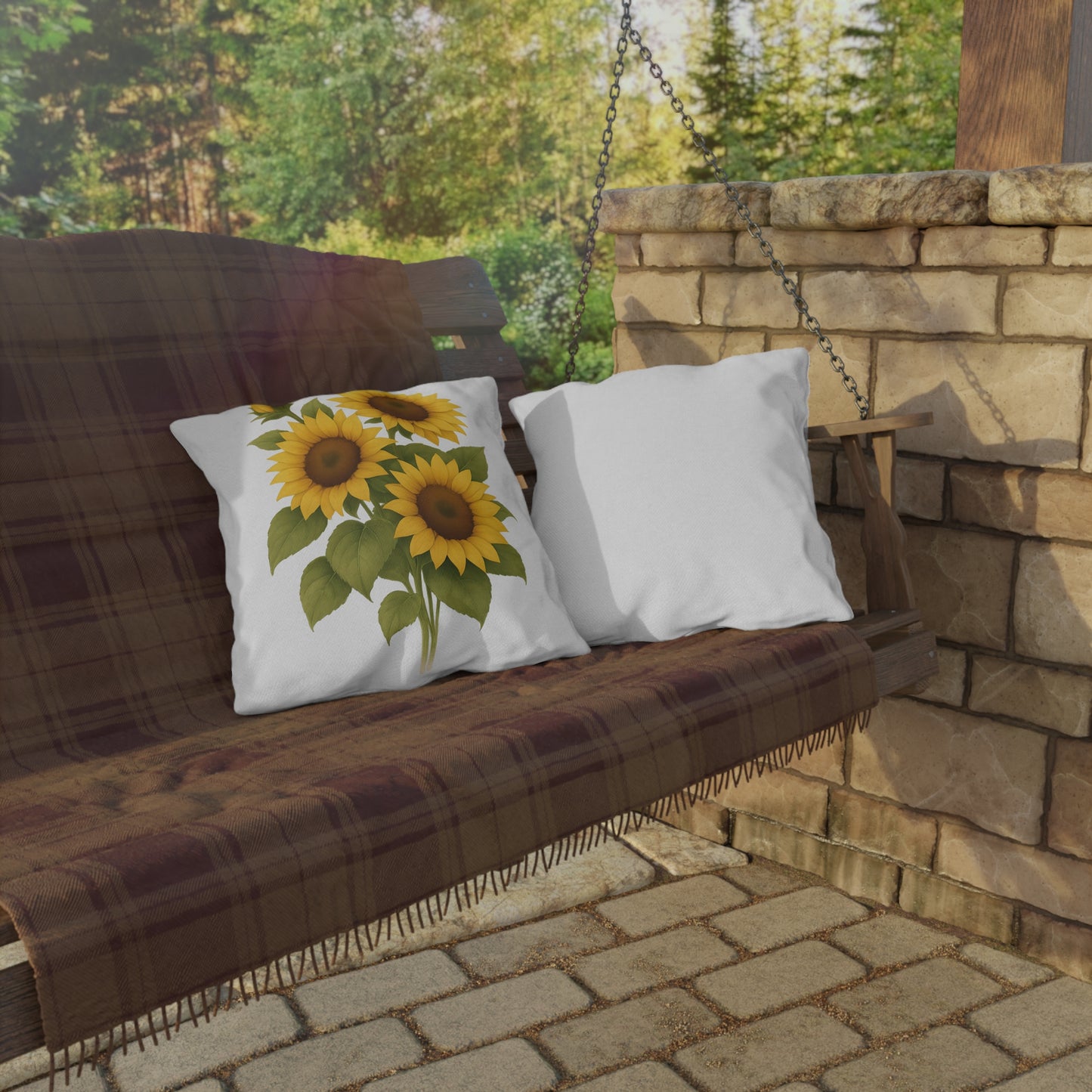 Outdoor Pillows - Vibrant Sunflower Summertime Favorite