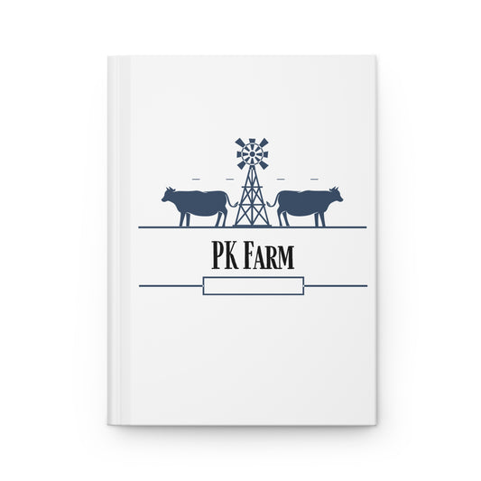 Farm-Themed Hardcover Journal for Creative Minds, Personal Diary, Gift for Farmers, Note-taking, Farmhouse Decor, Cow Love
