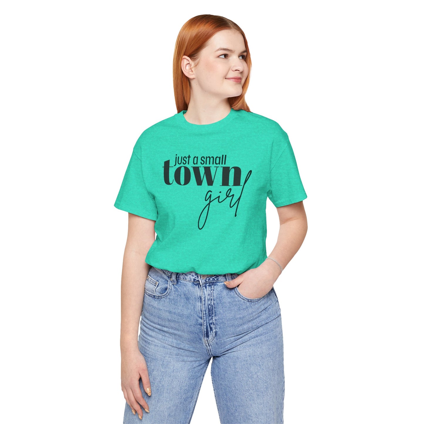 Just a Small Town Girl Tee, Cozy Cotton Shirt Gift, Casual Summer Apparel, Perfect for Birthdays, Country Music Lover Top